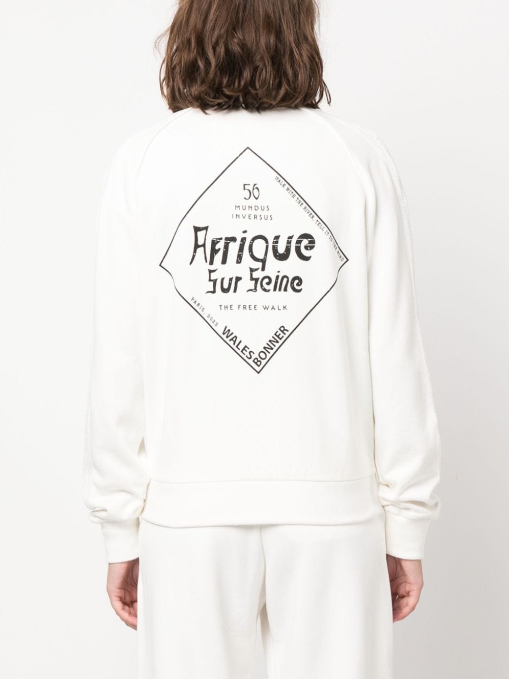 logo-embroidered zipped sweatshirt - 4