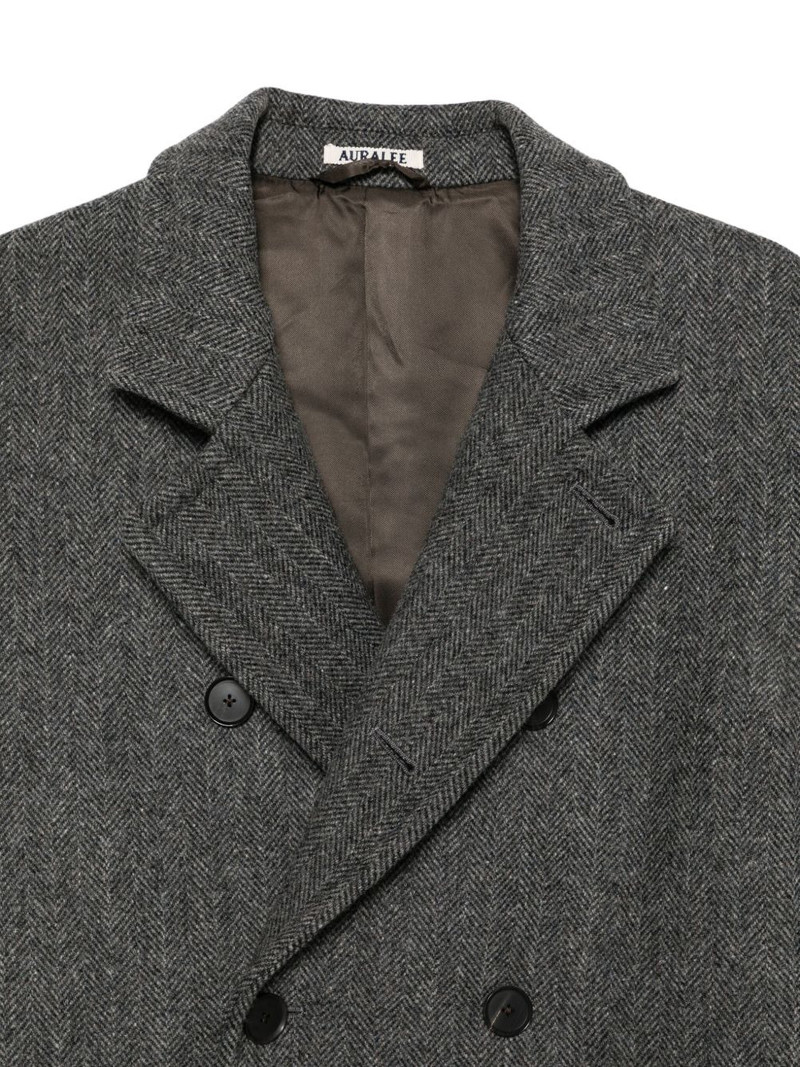 Shetland wood double-breasted coat 3