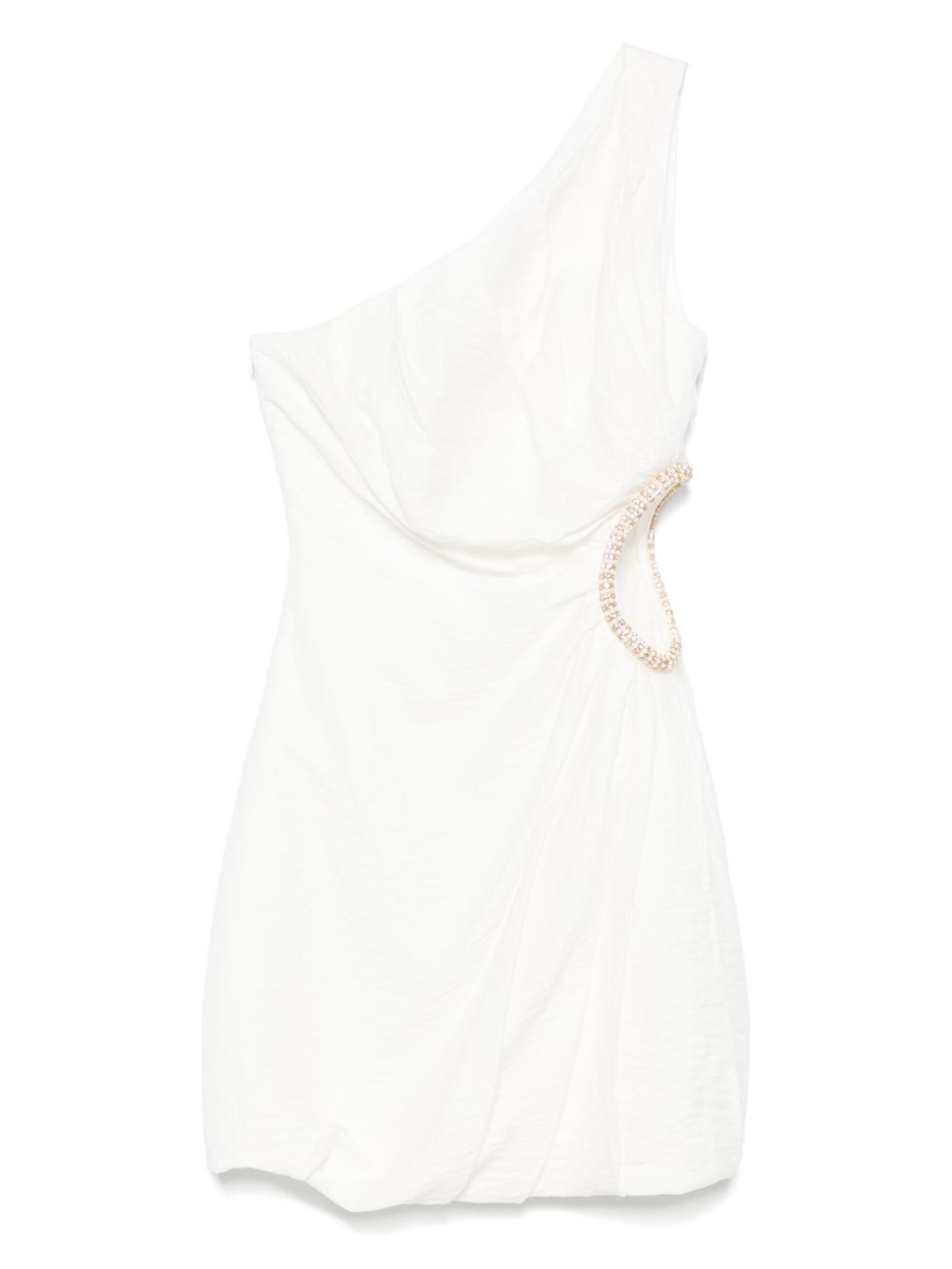 one-shoulder mini dress - 1