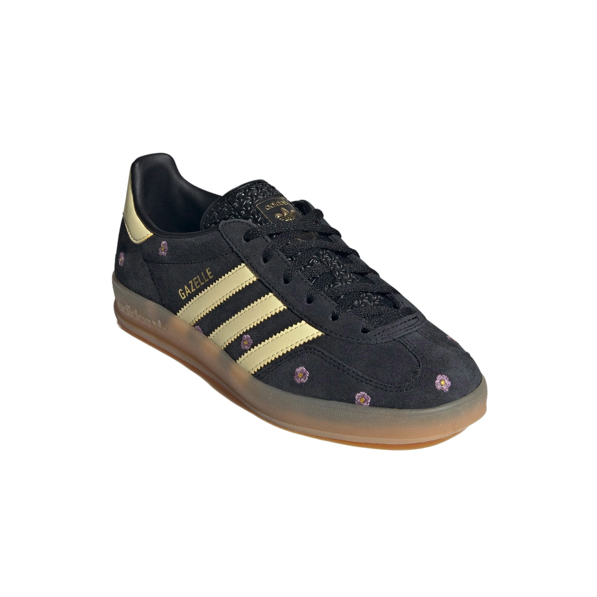 (WMNS) adidas Gazelle Indoor 'Black Almost Yellow Floral' IF4490 - 3