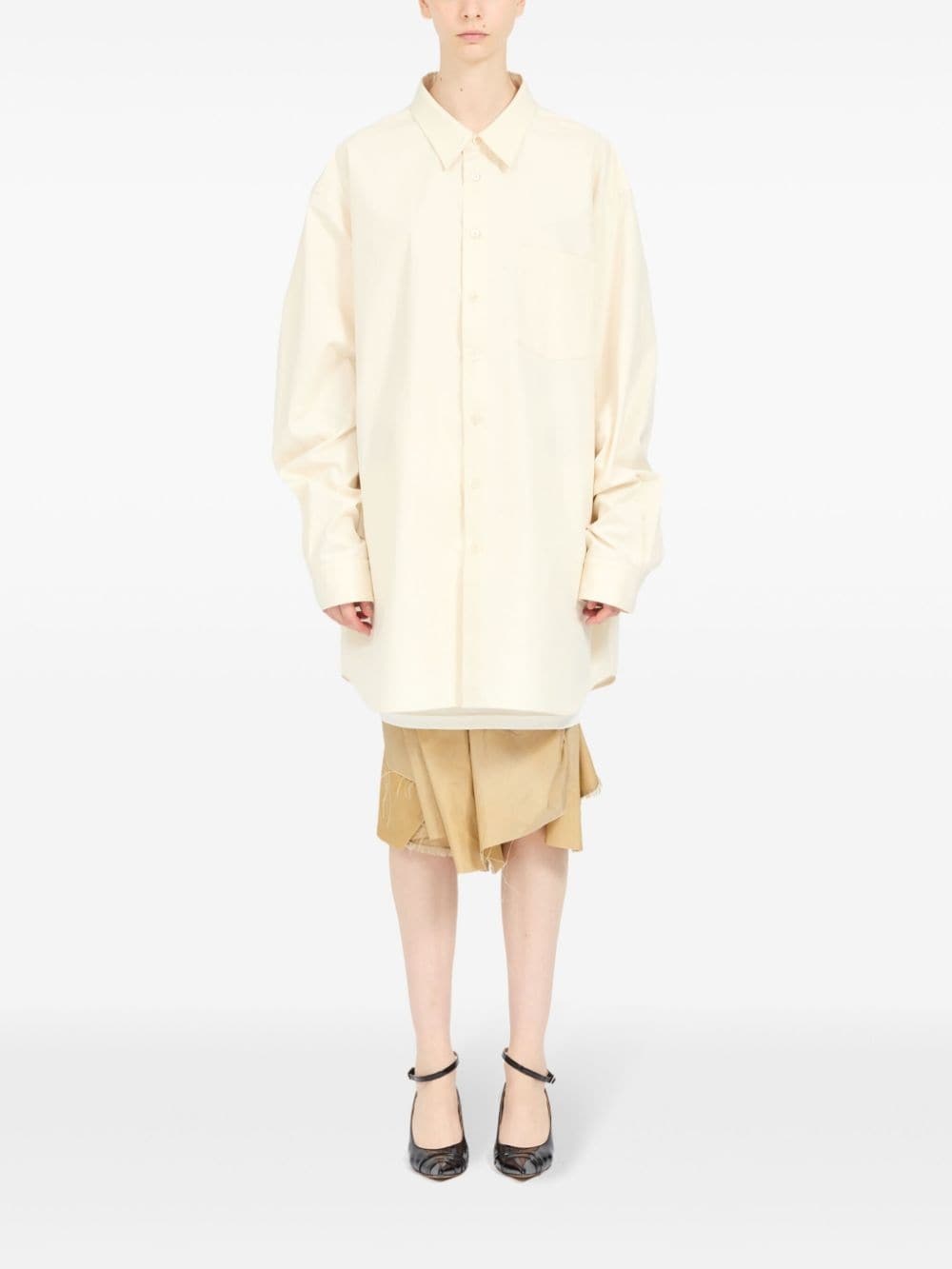 oversized cotton shirt - 2