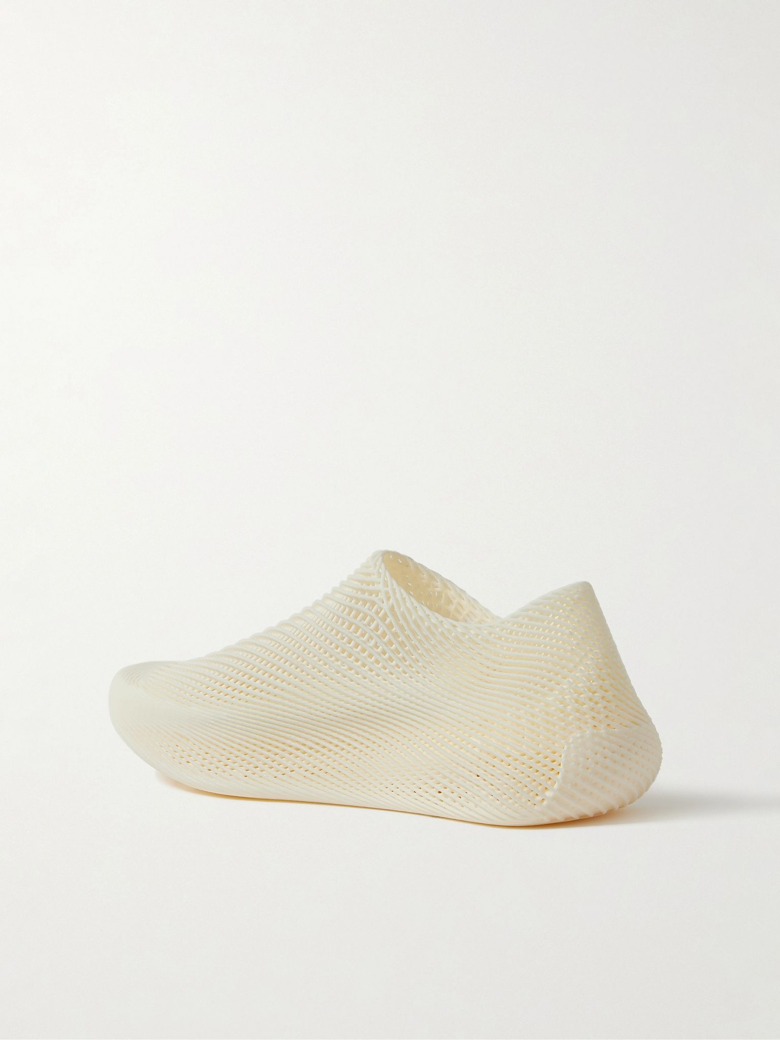 Climacool Cutout Rubber Slip-On Sneakers White - 4