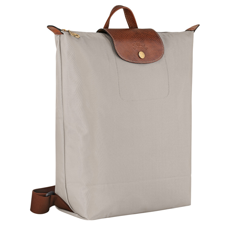Longchamp Le Pliage Original M Backpack Pebble - Canvas outlook