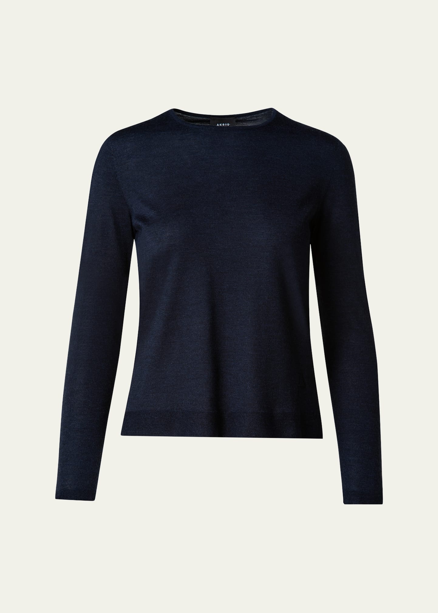 Fine Gauge Cashmere Silk Sweater - 1