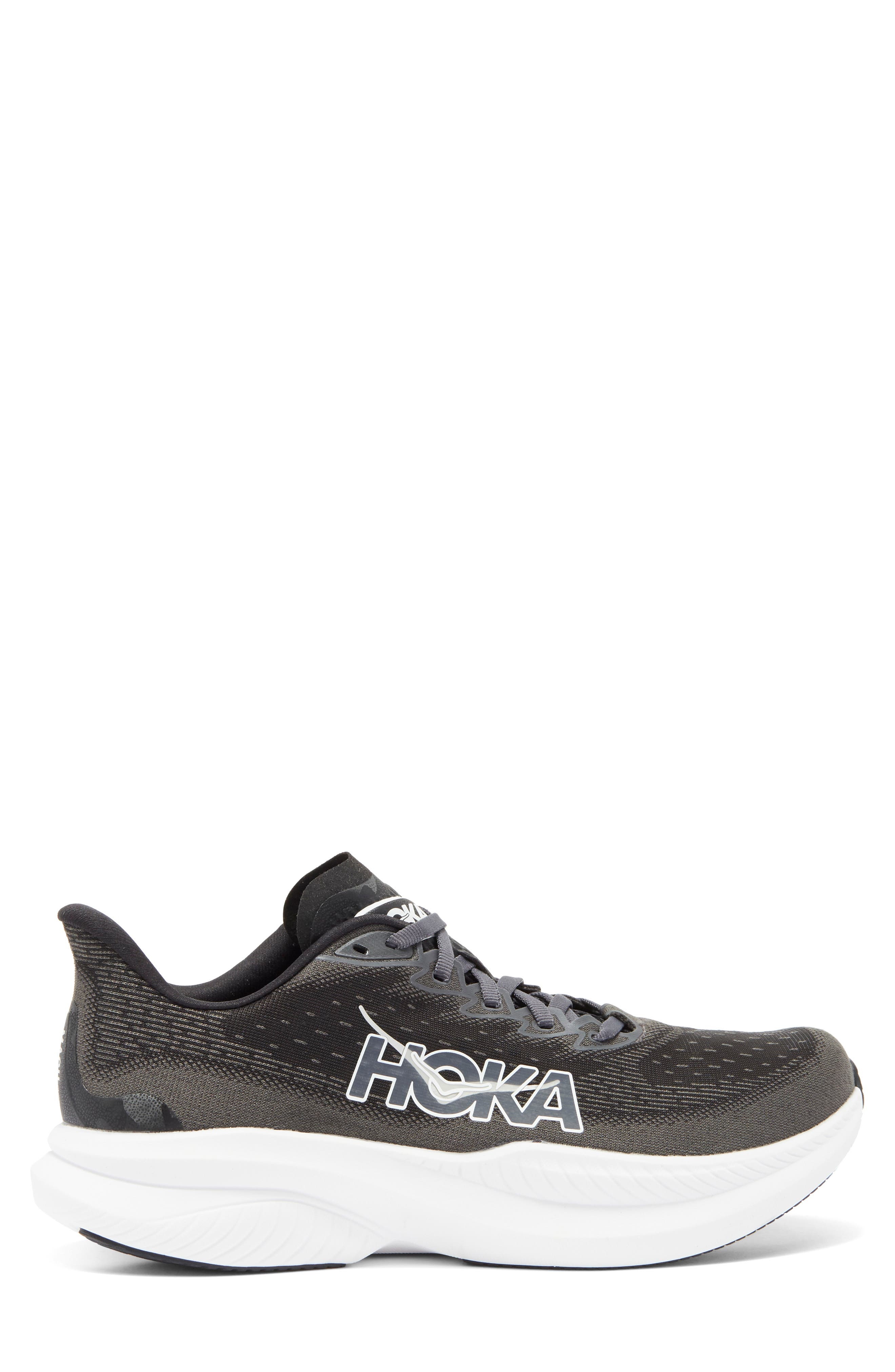 HOKA Mach 6 Running Shoe in Black /White at Nordstrom - 3