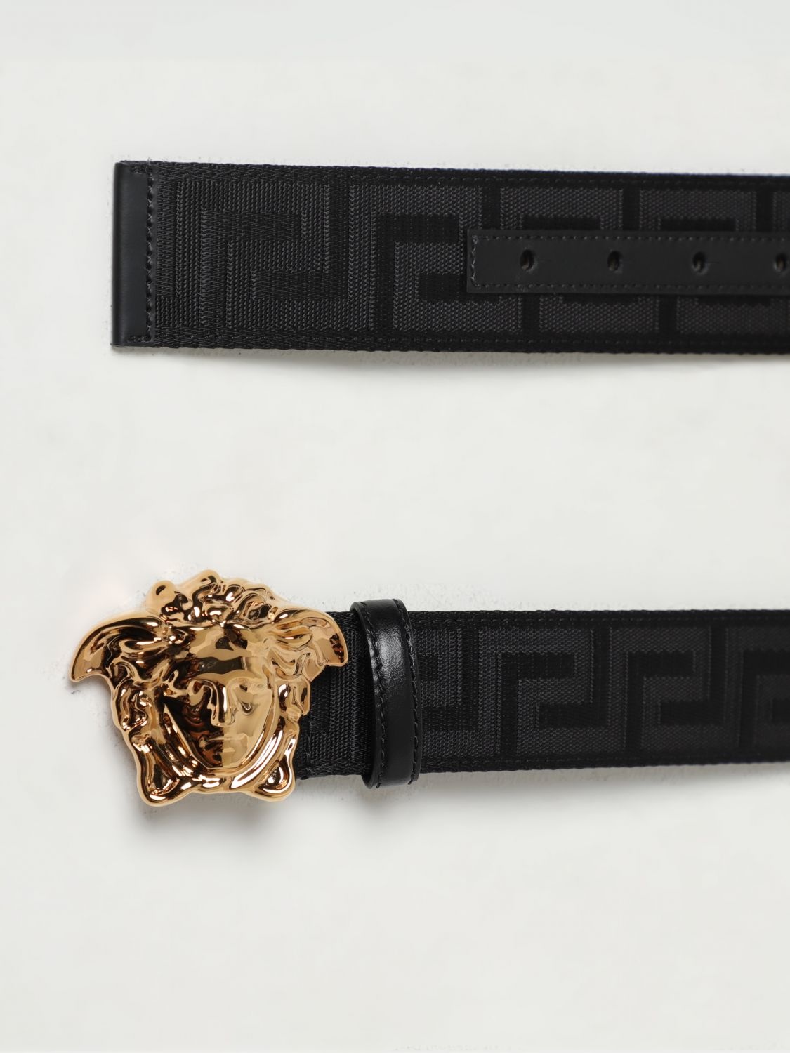 Versace La Mesusa belt in jacquard fabric - 2