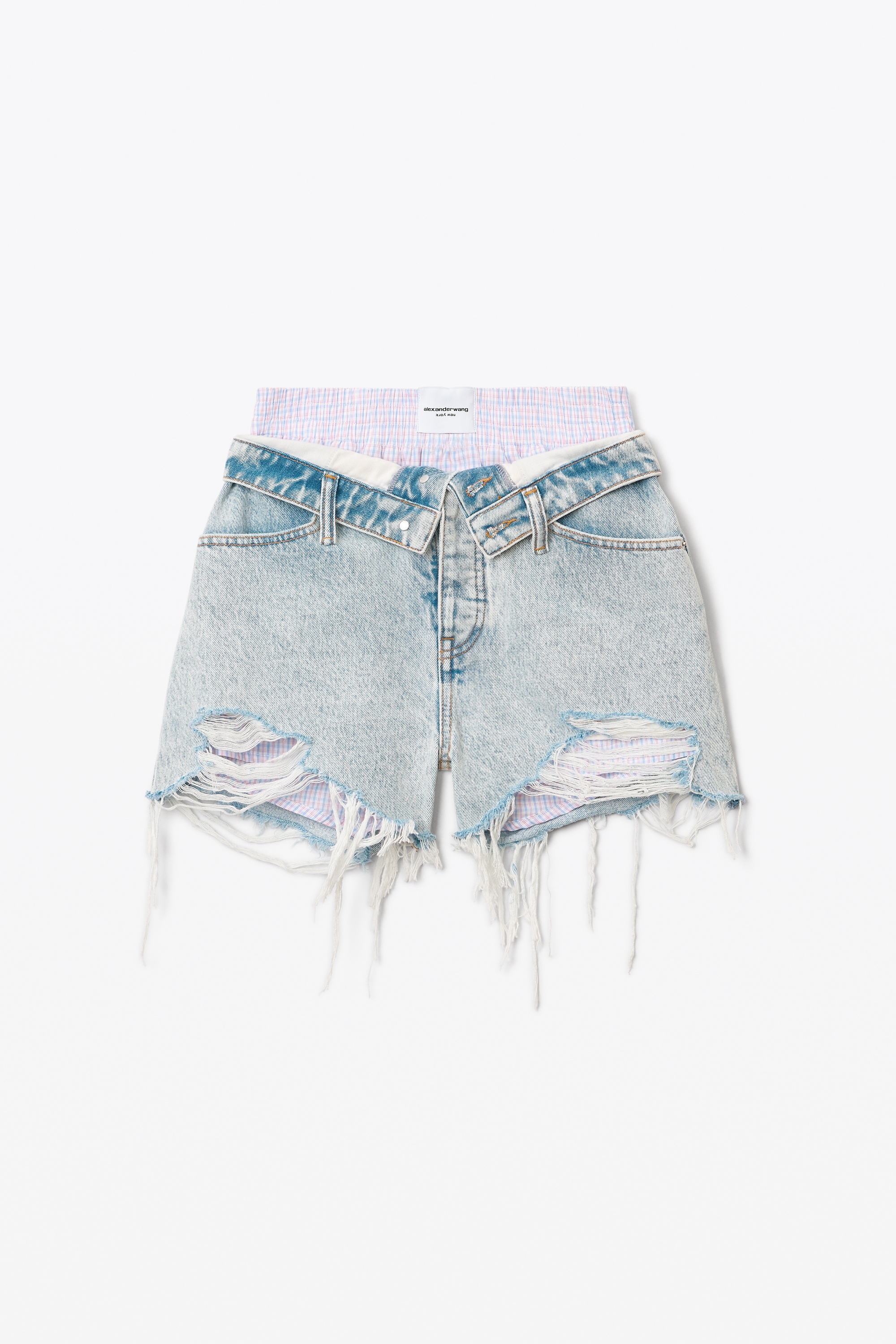 BOXER LAYER BITE FLIP SHORT IN DENIM - 1