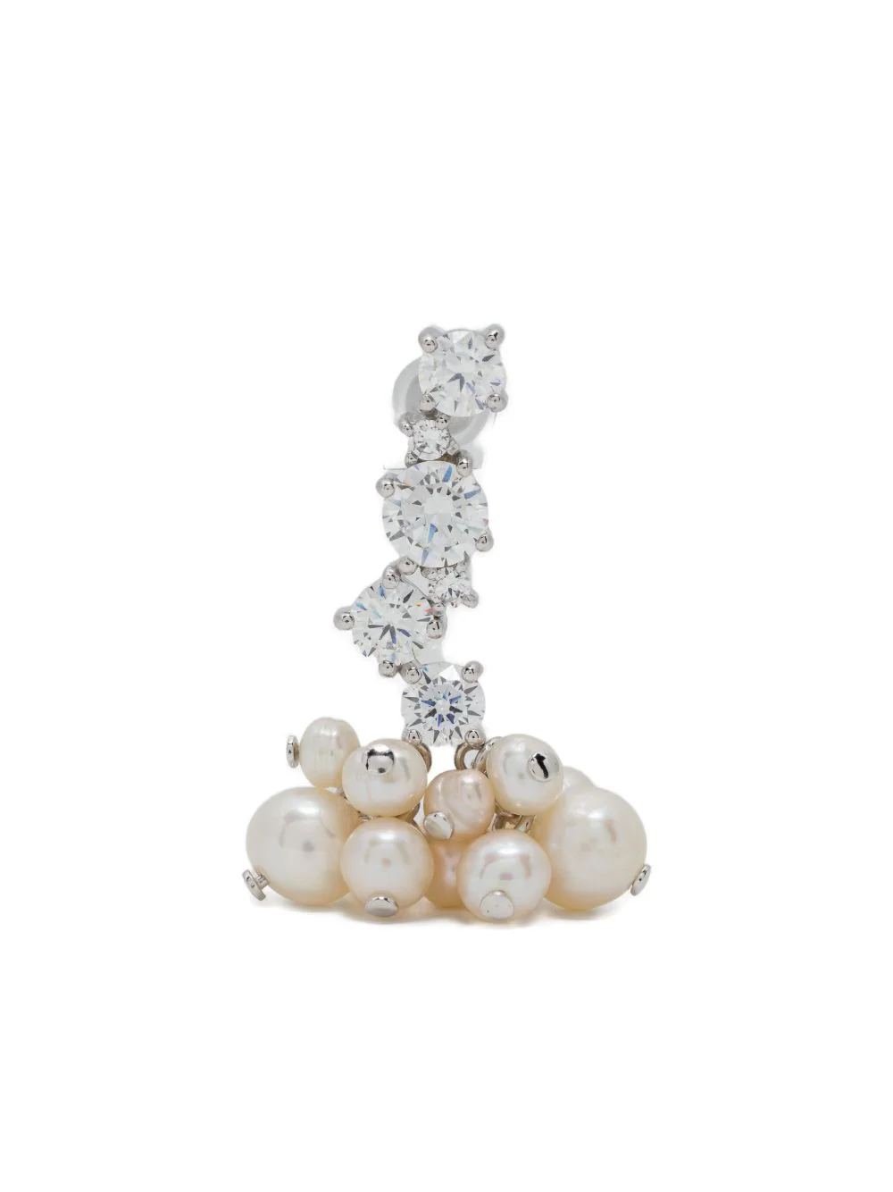 zirconia earrings - 1