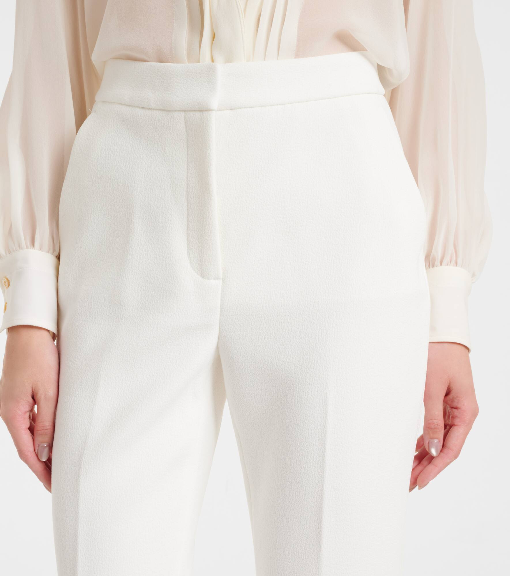 Rory high-rise crêpe flared pants - 4
