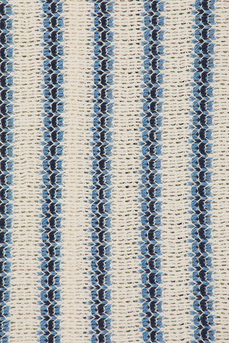 Beach Stripe Knit Button Down Shirt - 3