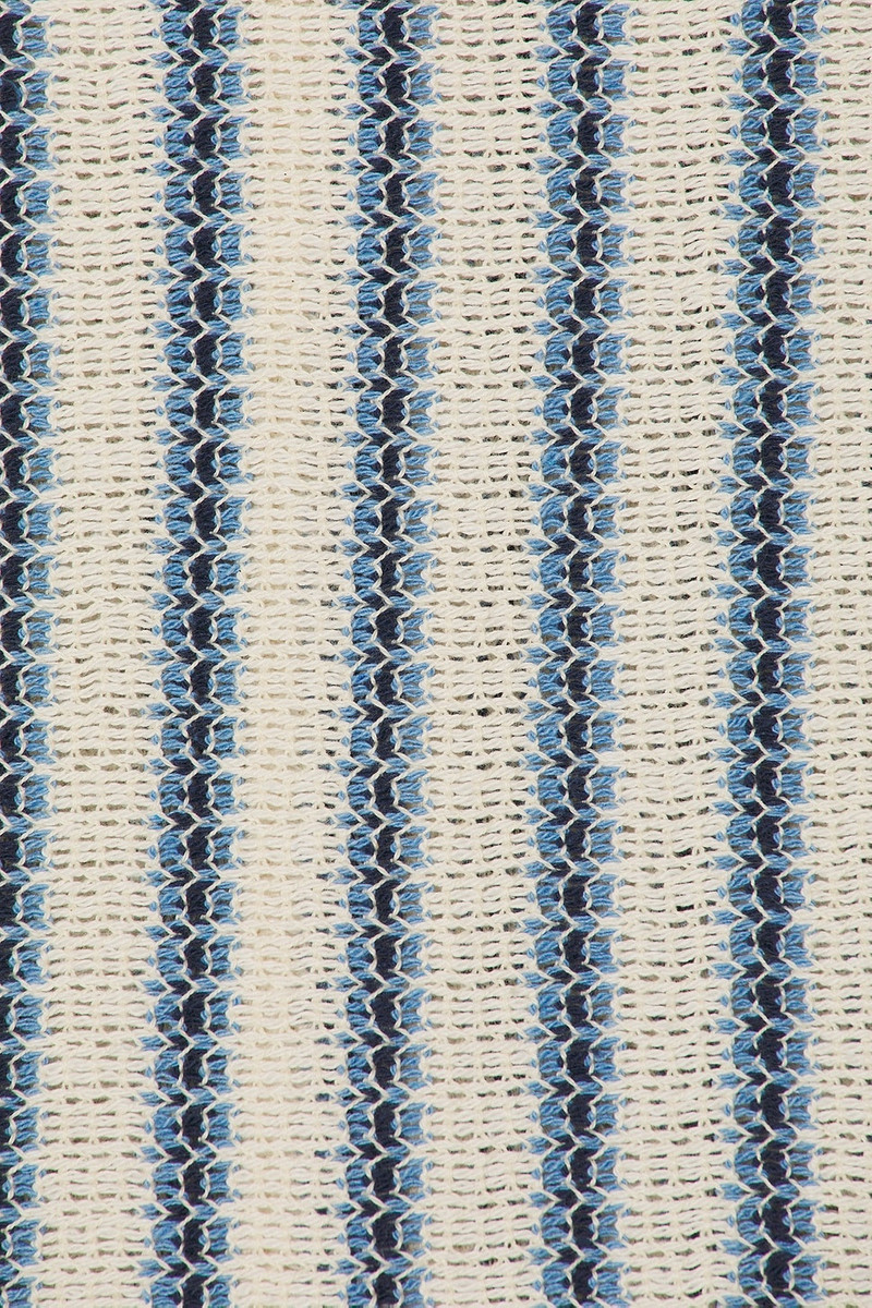 Vince Beach Stripe Knit Button Down Shirt outlook