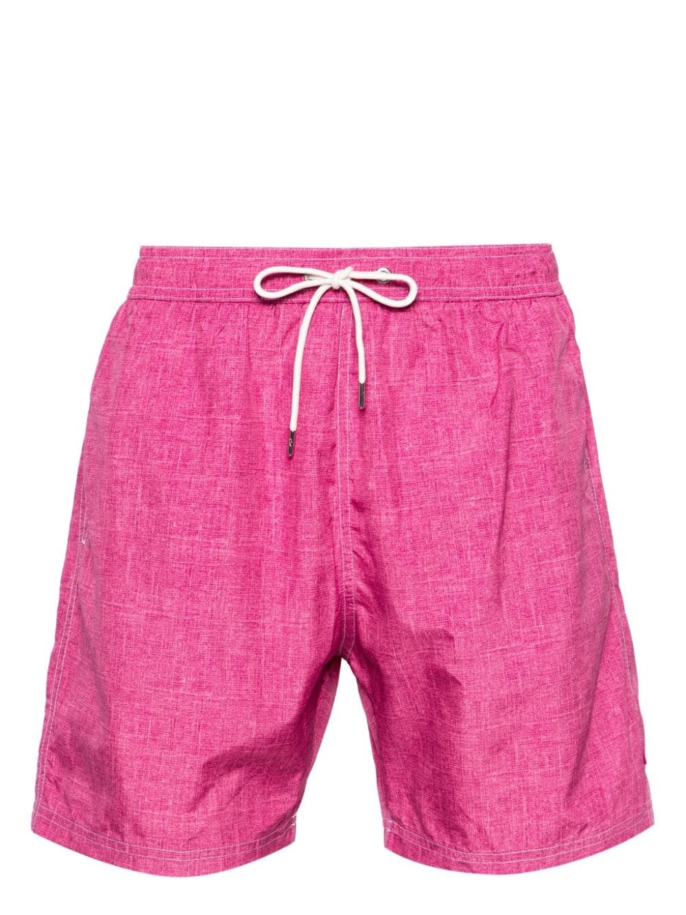 shark-charm textil-print swim shorts - 1