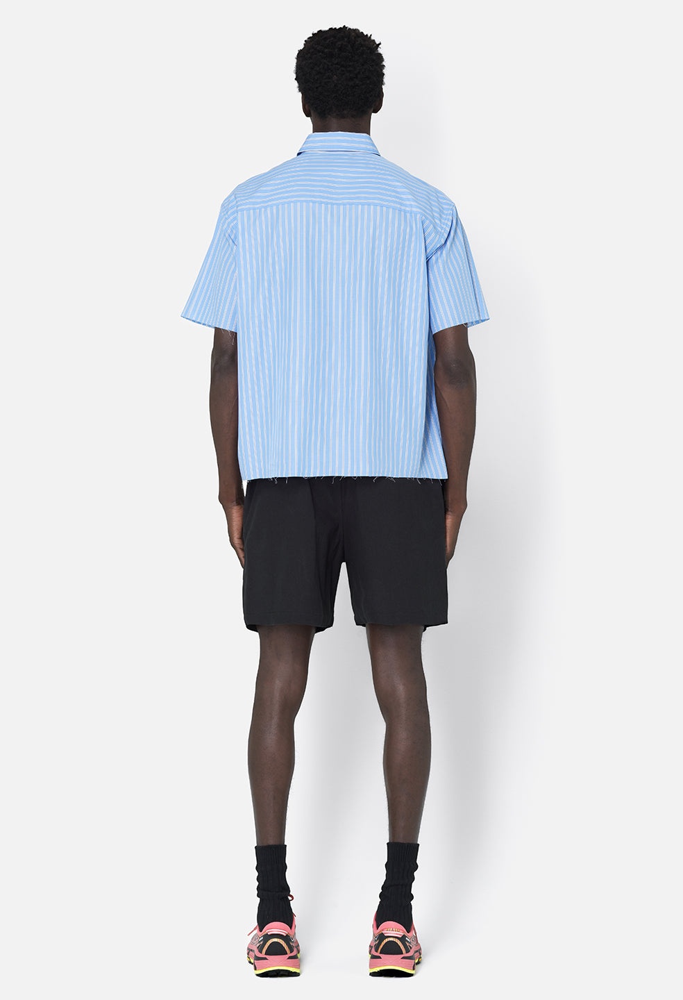 STRIPE POPLIN SS HEMI - 5