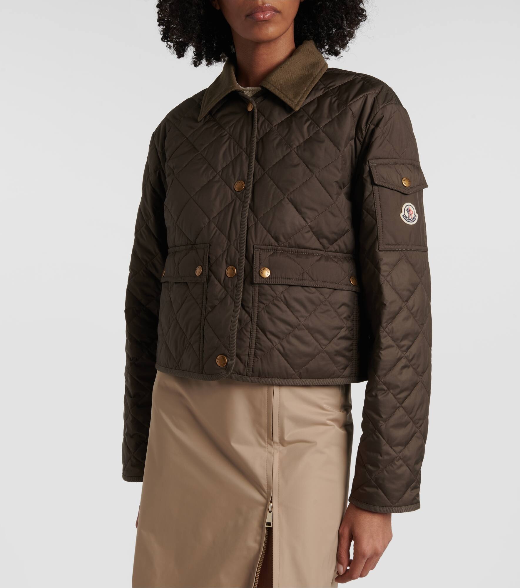Chitre canvas-trimmed quilted jacket - 5