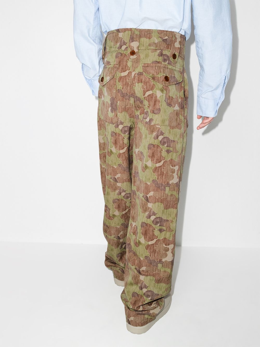 Coronel camouflage-print straight-leg trousers - 3