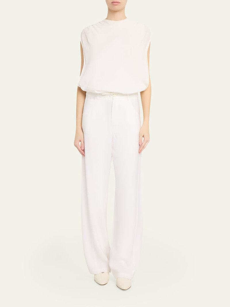 DARKPARK Iris Drawstring Viscose-Twill Pants outlook