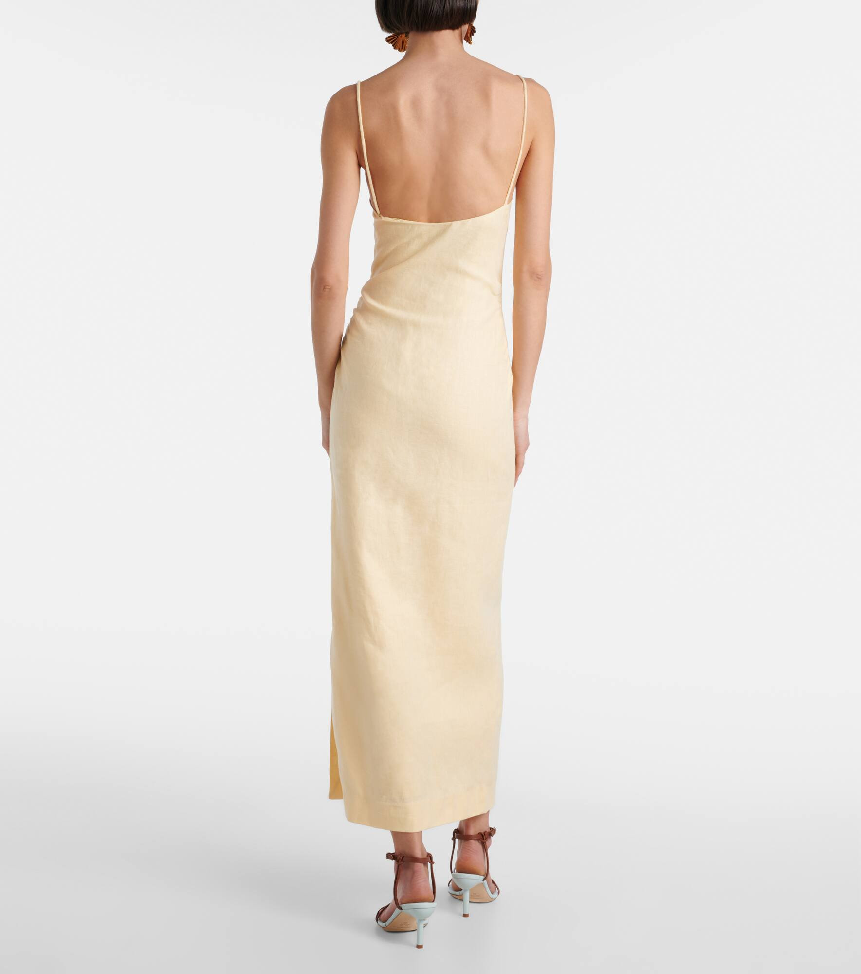 Tamara linen midi dress - 3