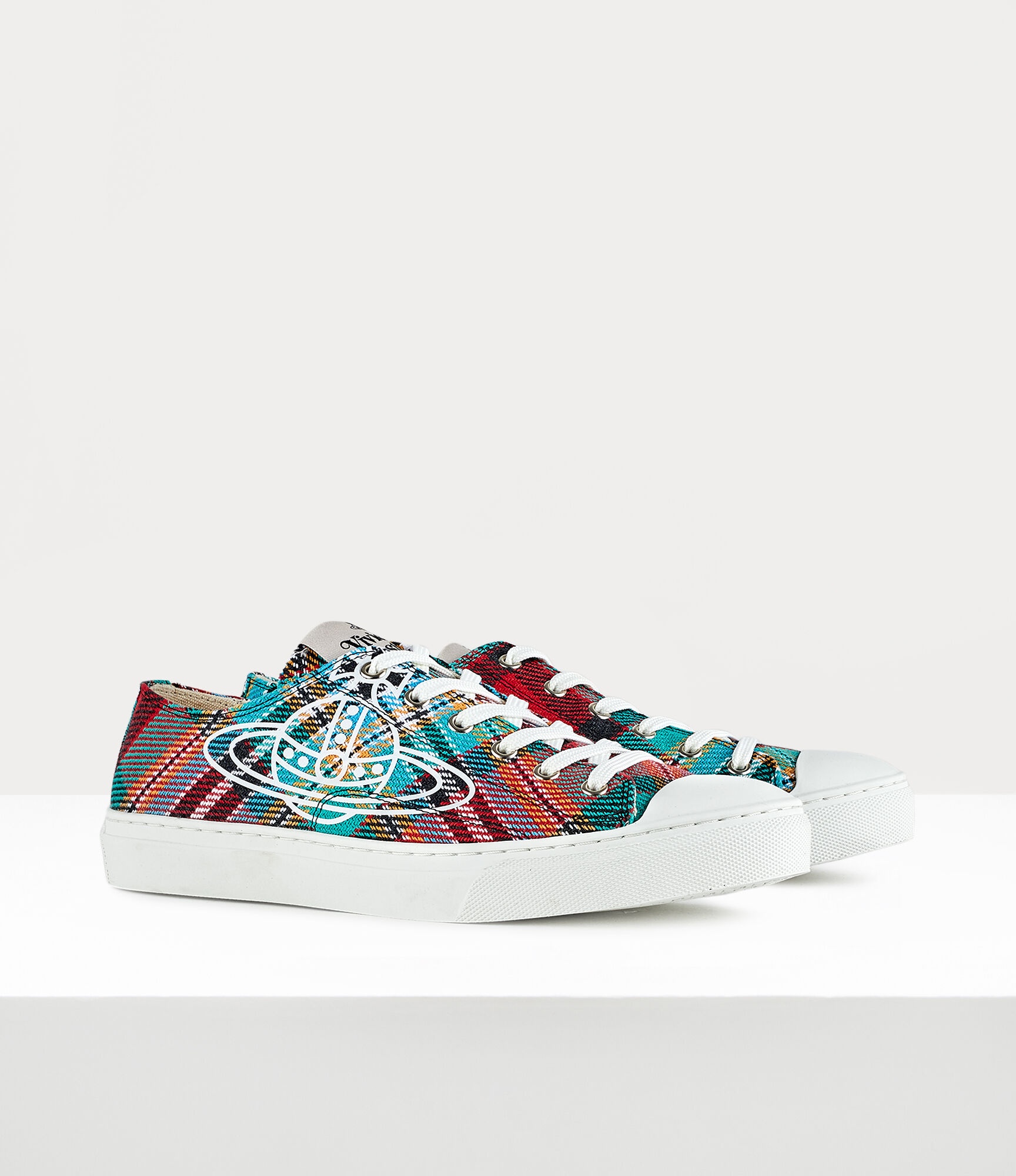 PLIMSOLL LOW TOP TARTAN - 2