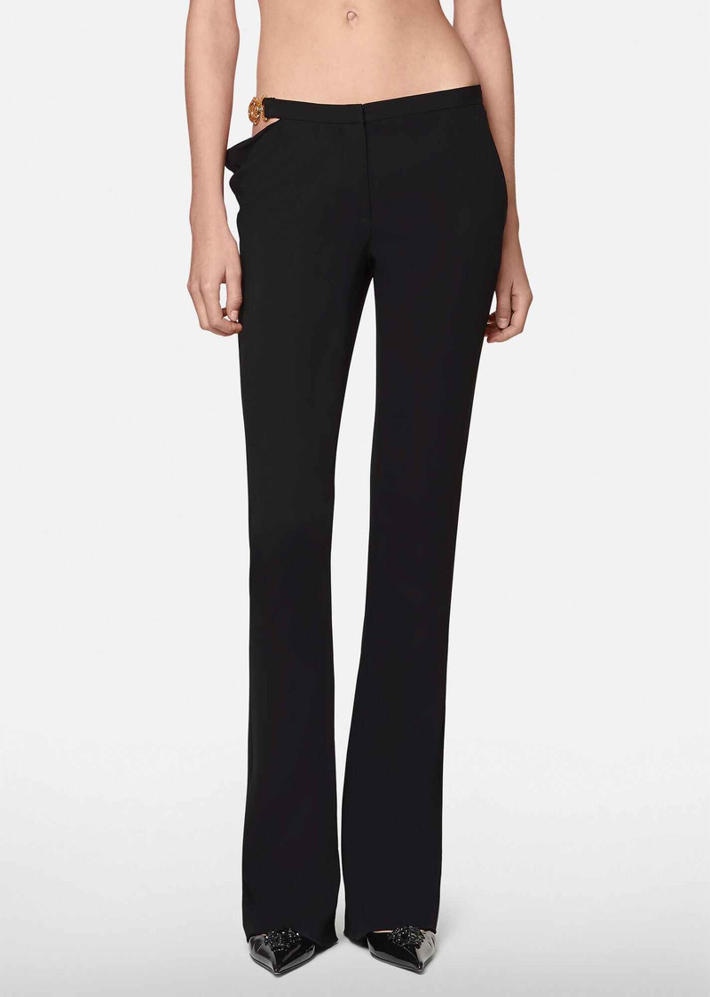 VERSACE Medusa straight leg pants outlook
