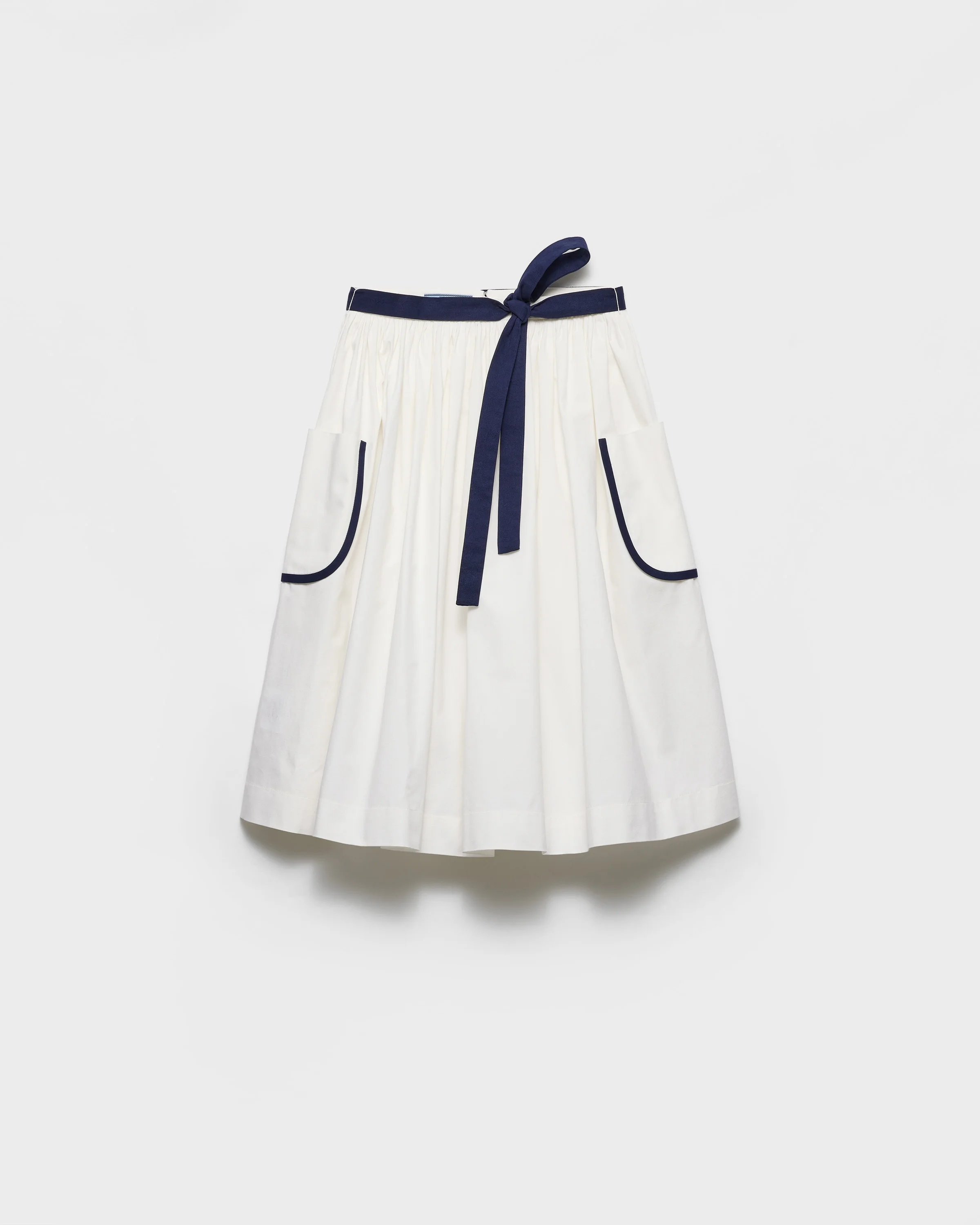 Slubbed toile skirt - 1
