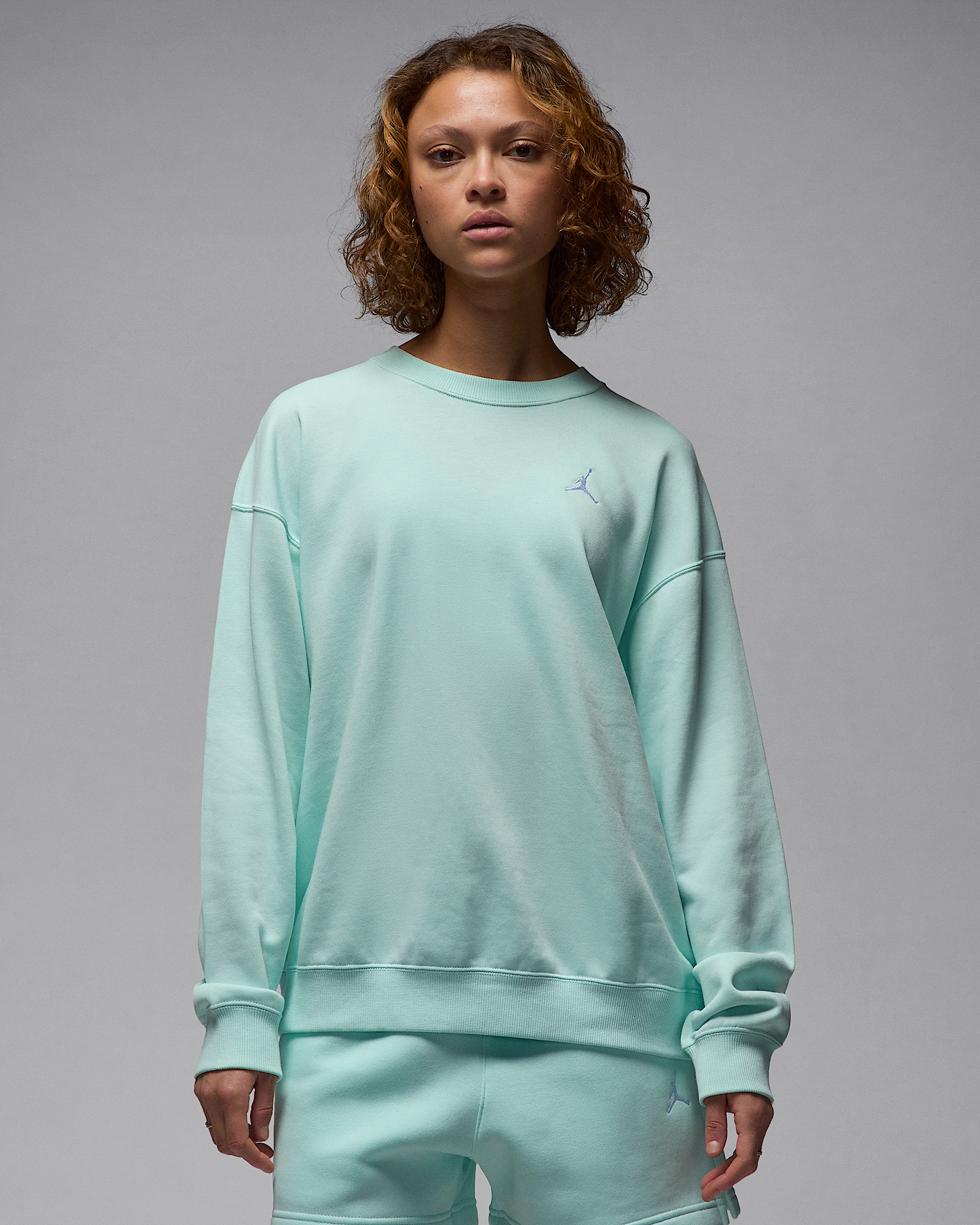 Jordan Brooklyn Fleece Women's French Terry Crew-Neck Sweatshirt - 1