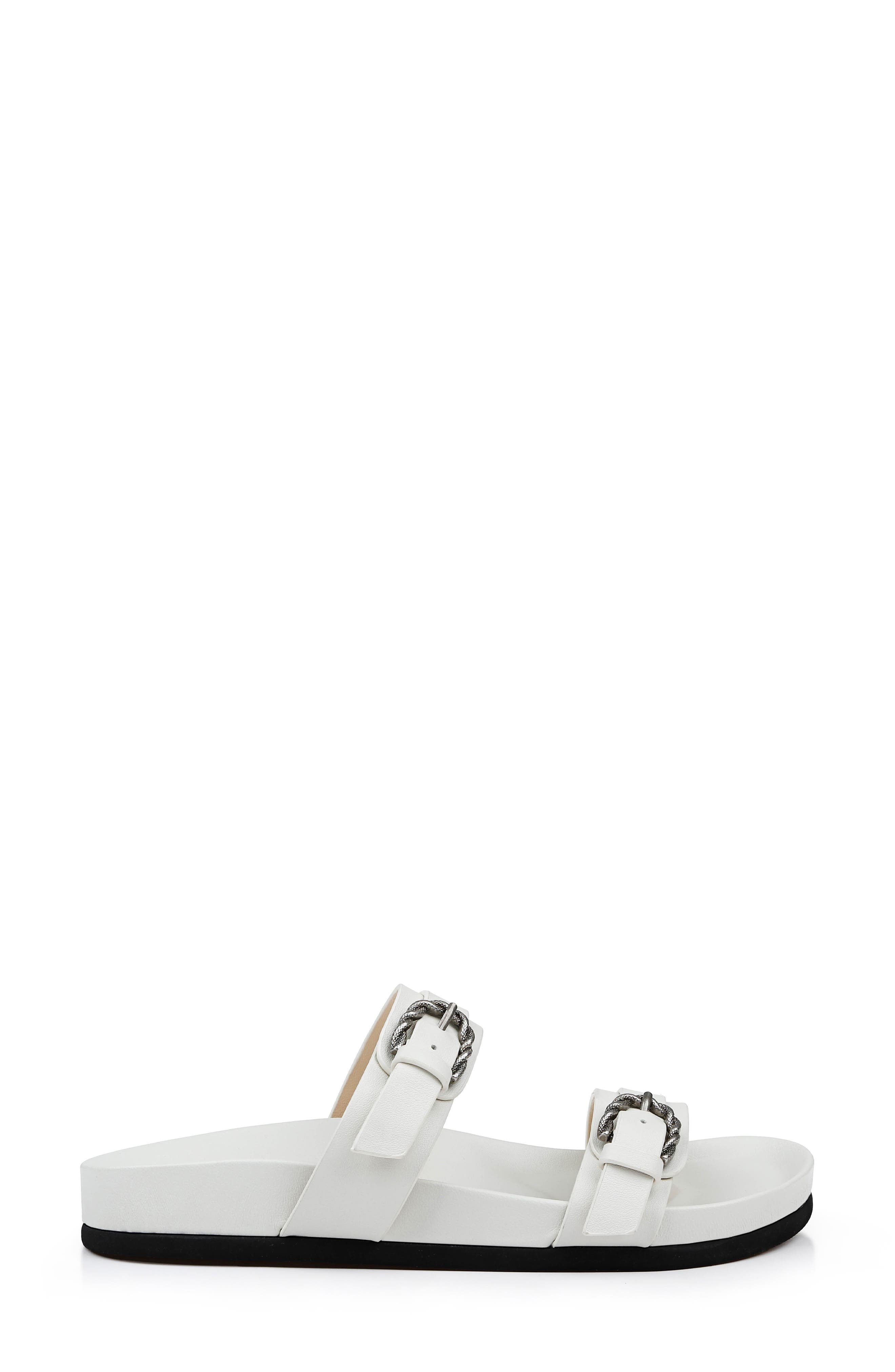 L'AGENCE Gaelle Slide Sandal in Ivory Leather at Nordstrom - 4