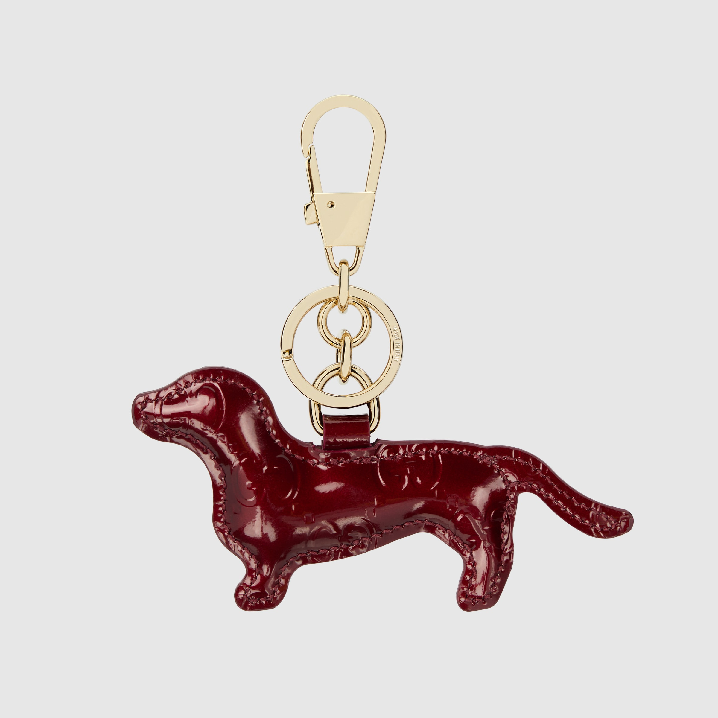 Dog-shaped bag charm - 2