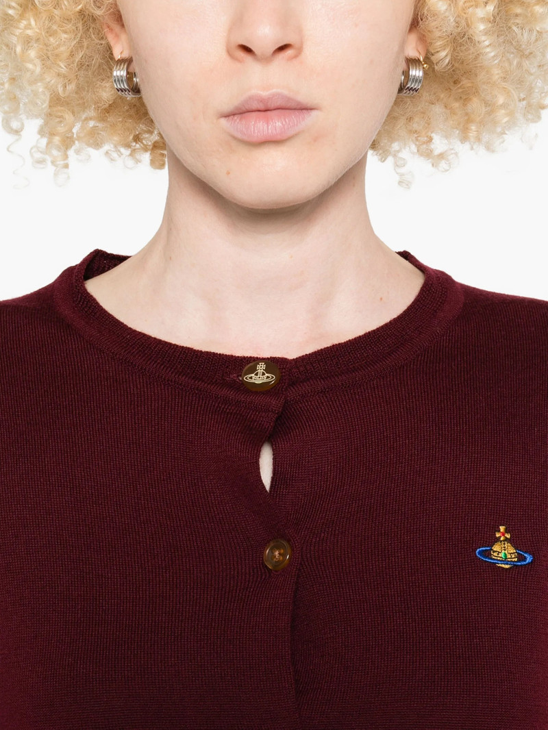 Vivienne Westwood Vivienne Westwood Bea Orb-embellished Button Cardigan outlook
