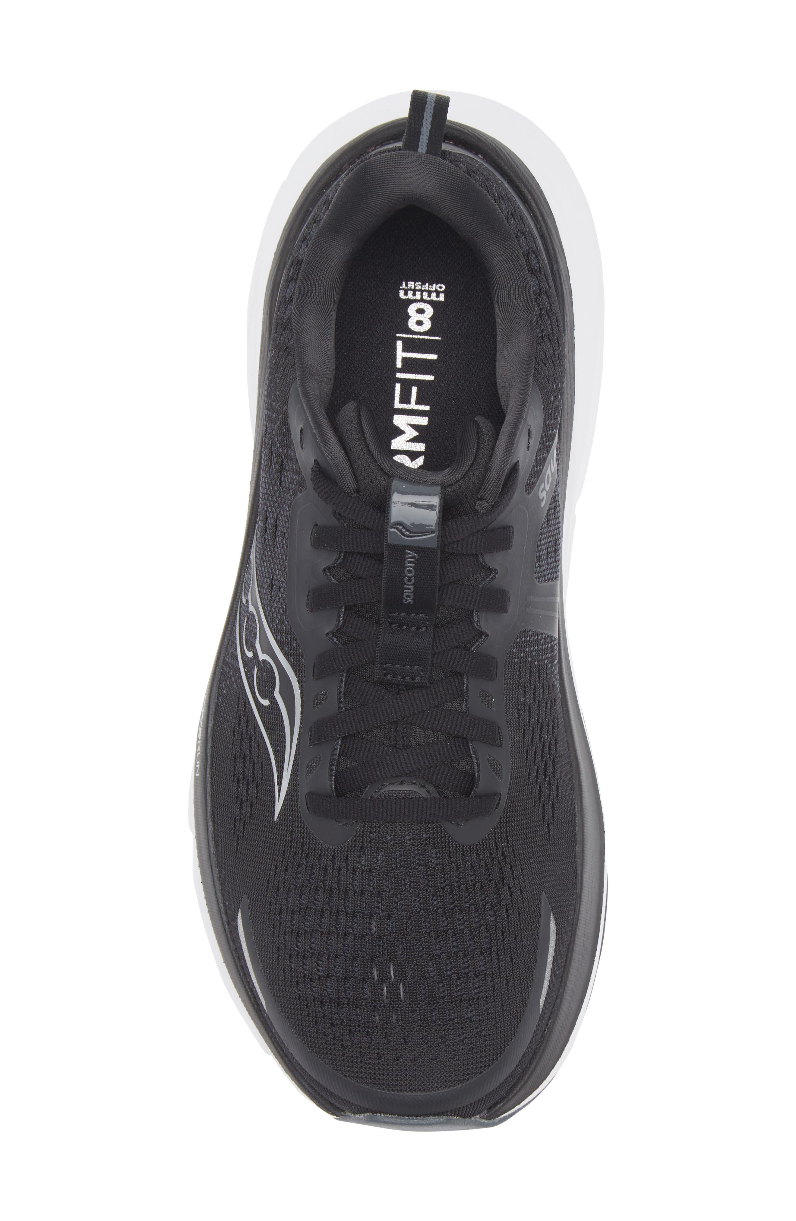 Saucony Guide 18 Running Shoe in Black/White at Nordstrom - 5