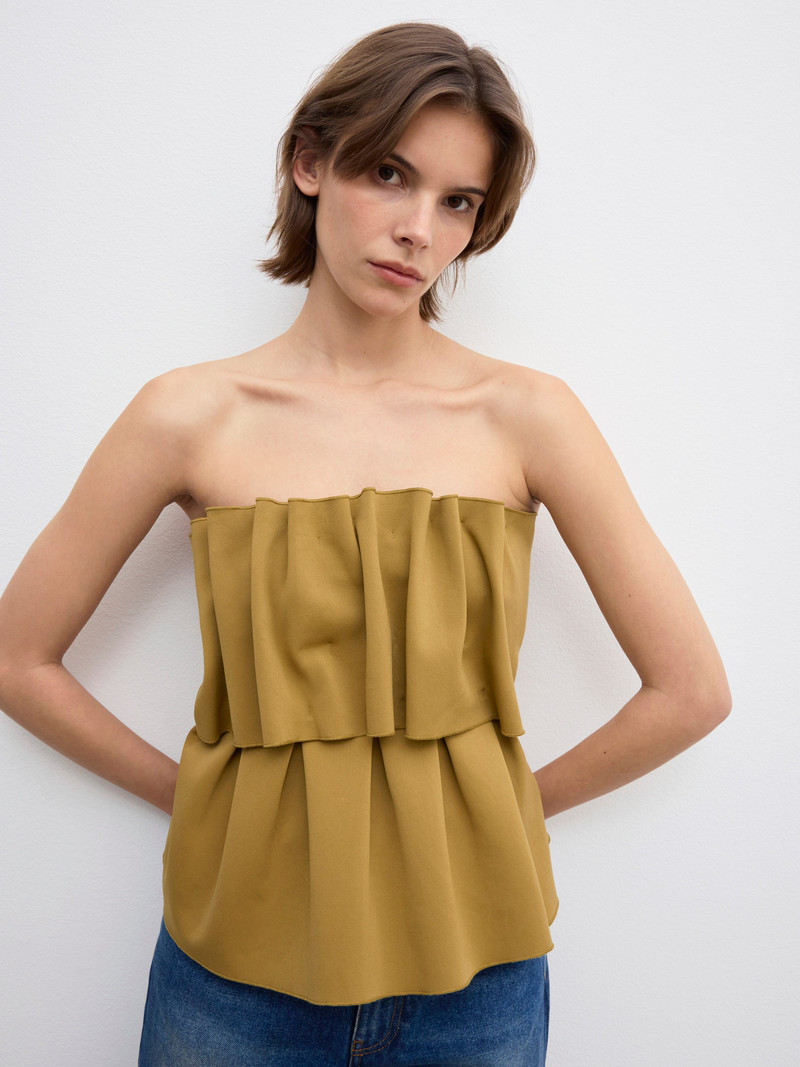 House of Dagmar Sculpted tube top outlook