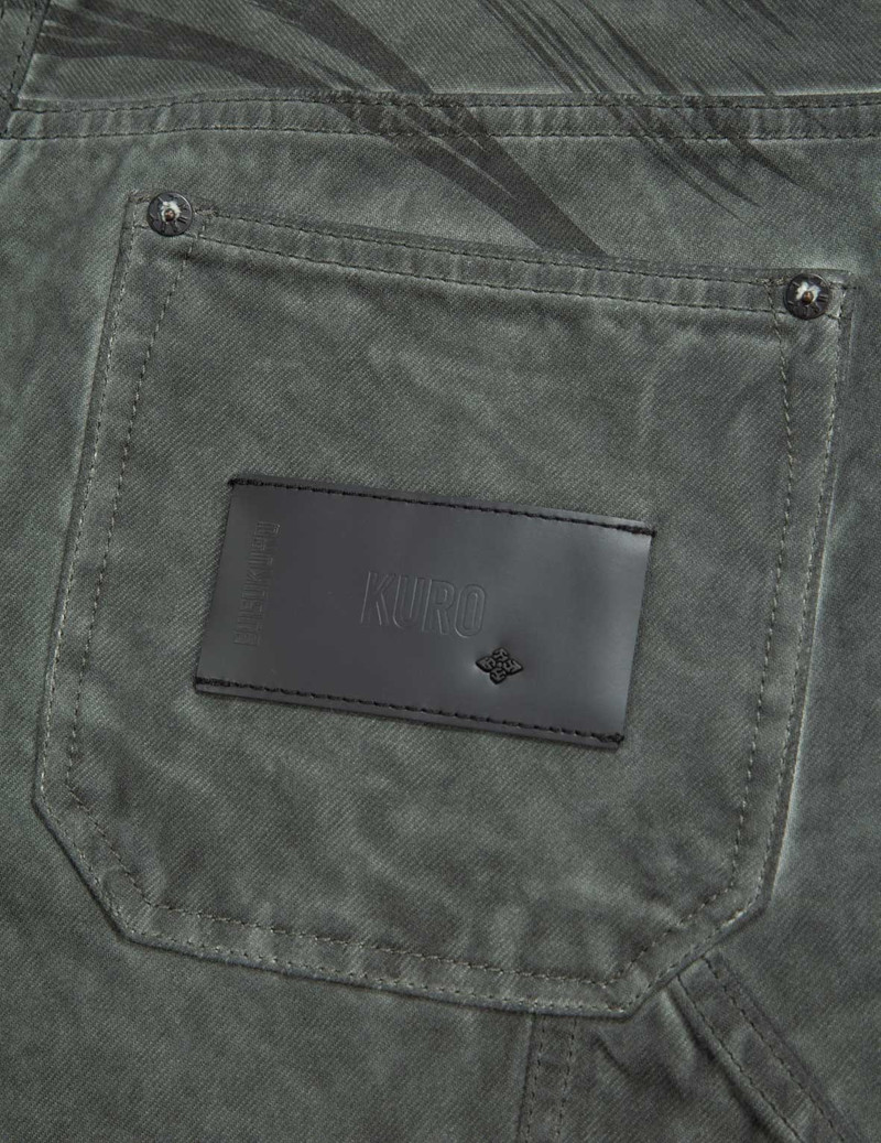 The Great Wave Print Straight-leg Jeans 14