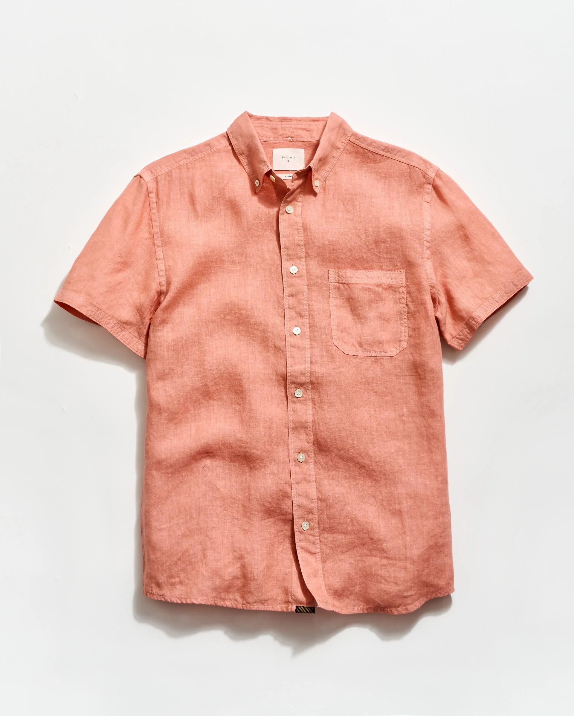 Short Sleeve Linen Tuscumbia Shirt Button Down - 1