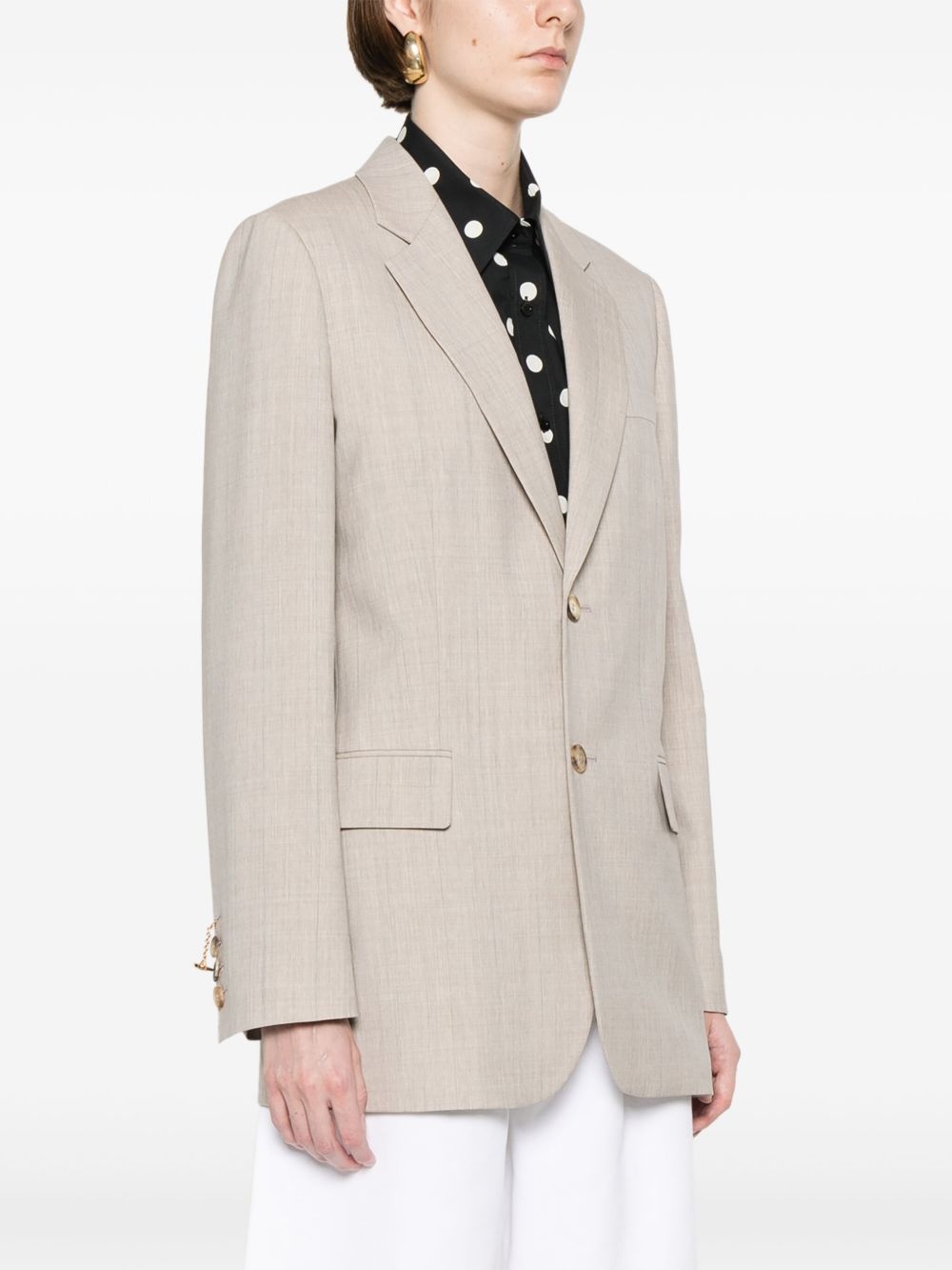 virgin-wool blazer - 3