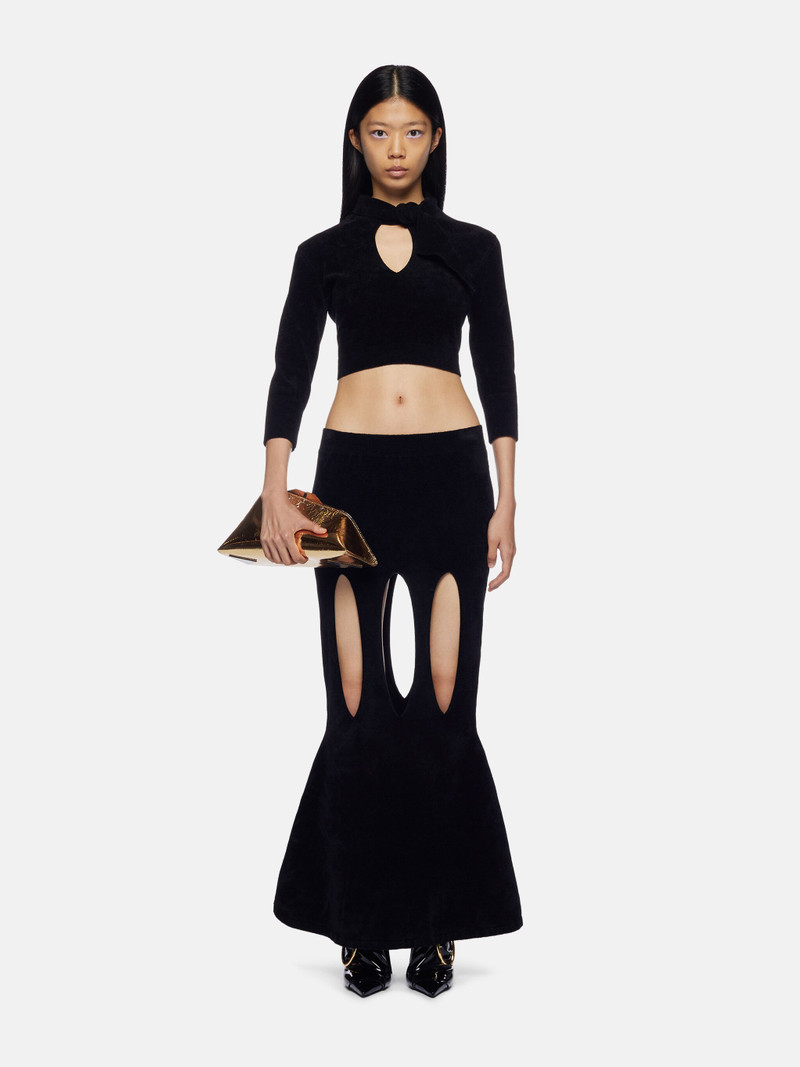 THE ATTICO ''CATLIN'' BLACK SWEATER outlook