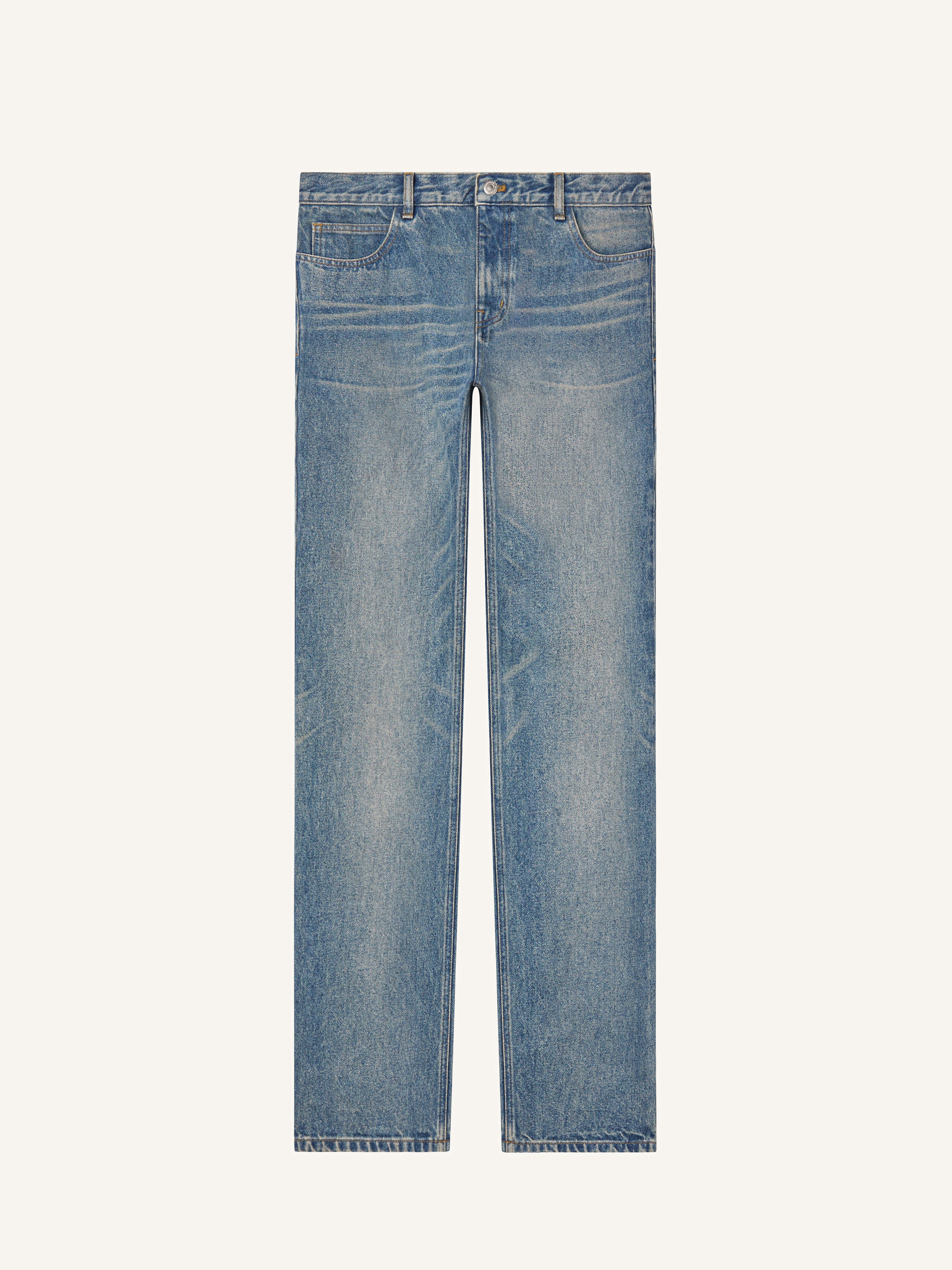 5-POCKET DENIM PANTS - 1