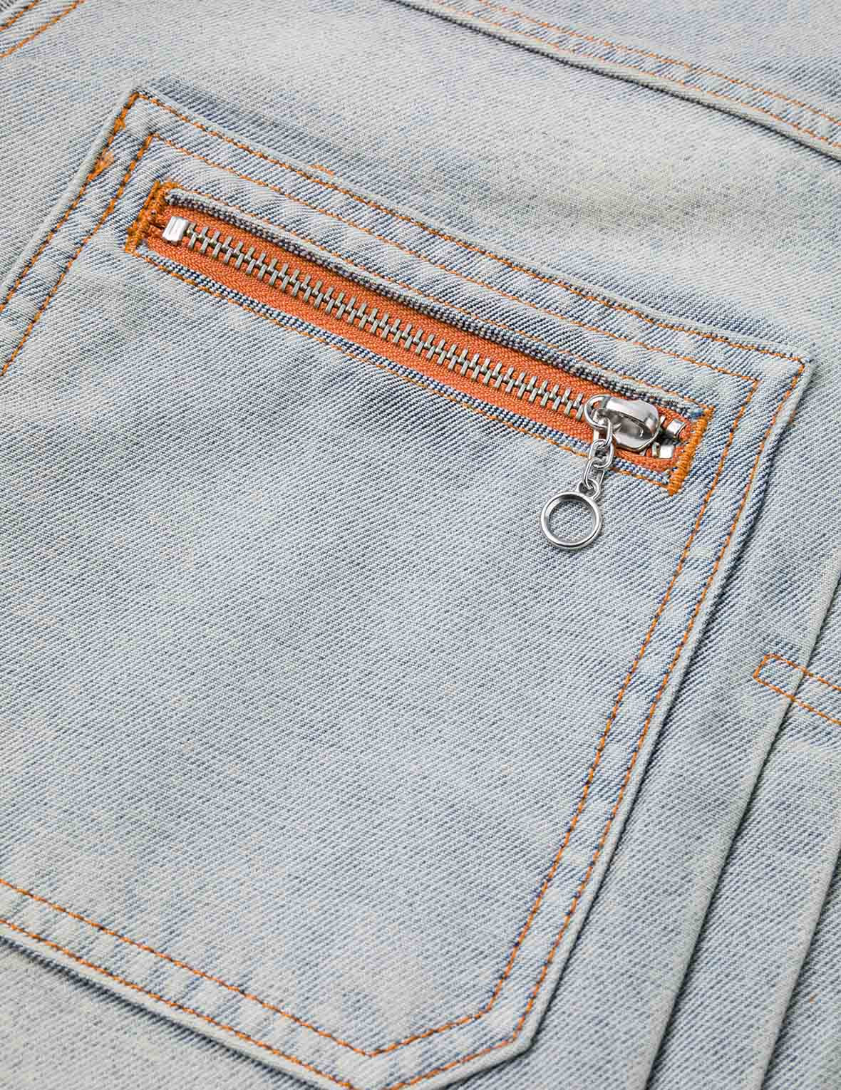Godhead Jacquard Relax Fit Denim Jacket - 9
