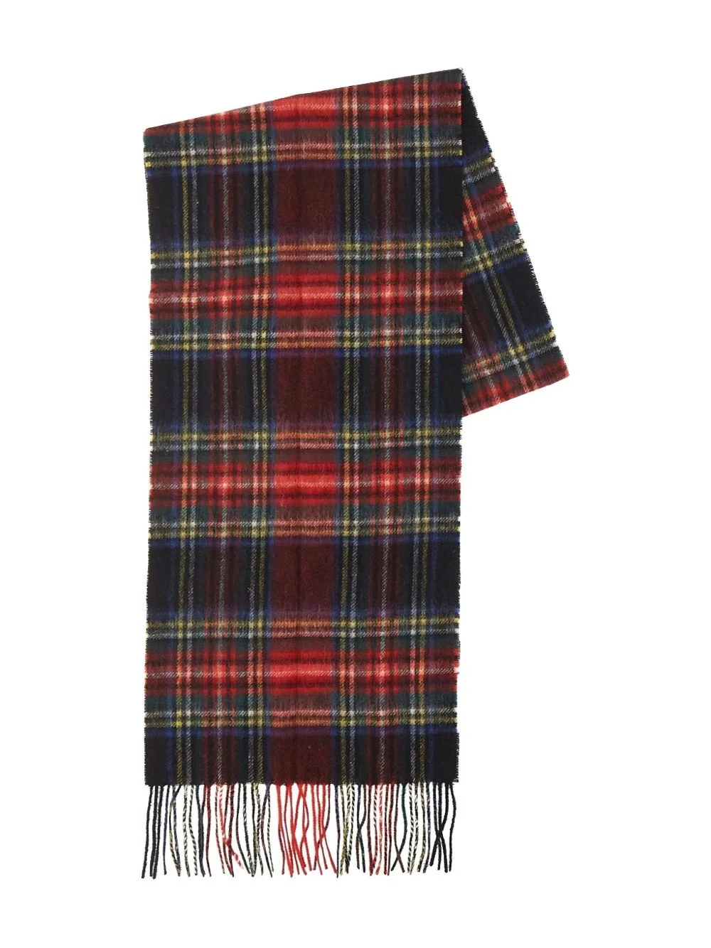 tartan-check scarf - 1
