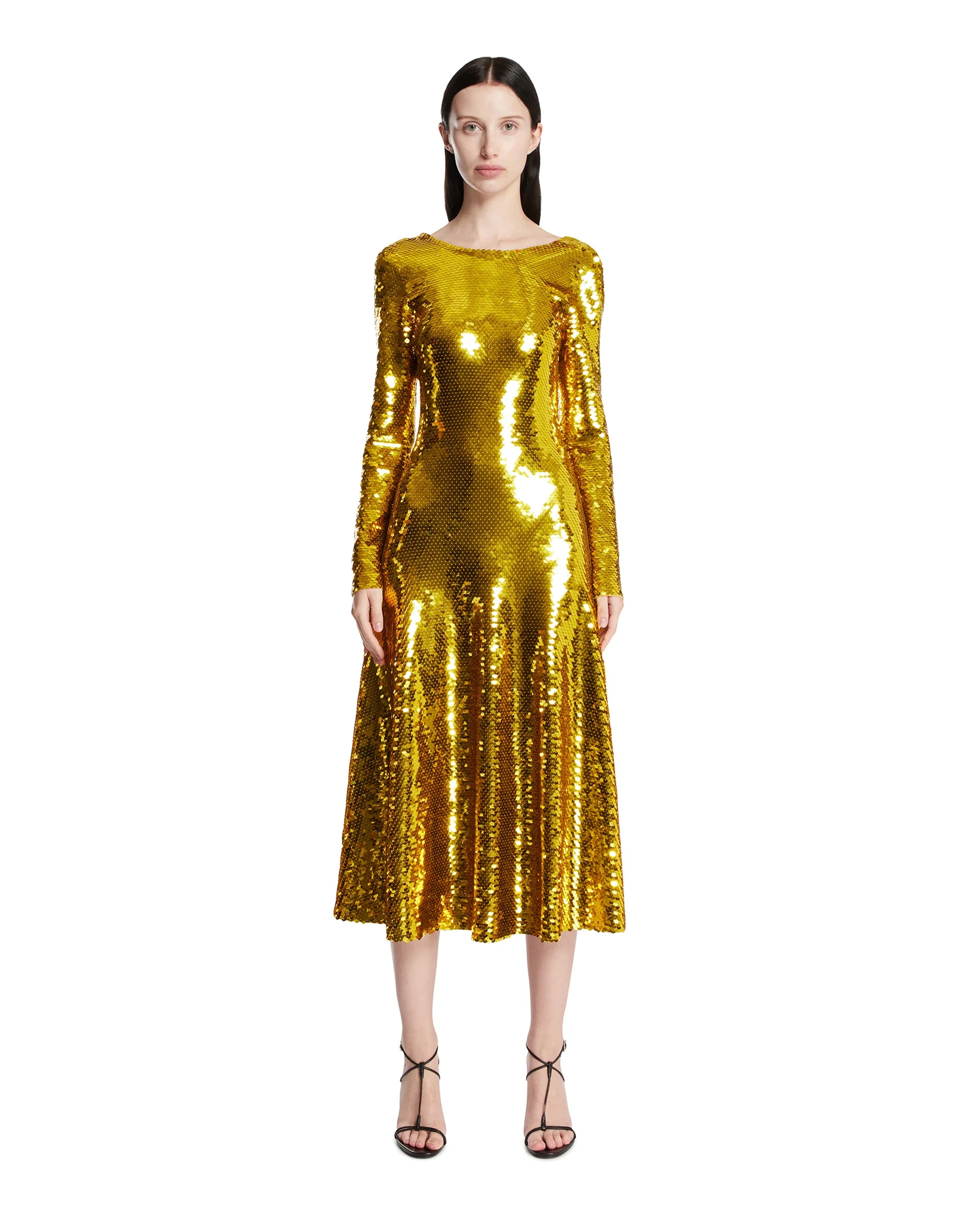 Gold Sequin Dress - 1