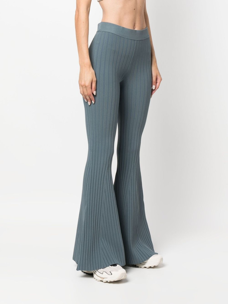 Jaya ribbed flared trousers 3