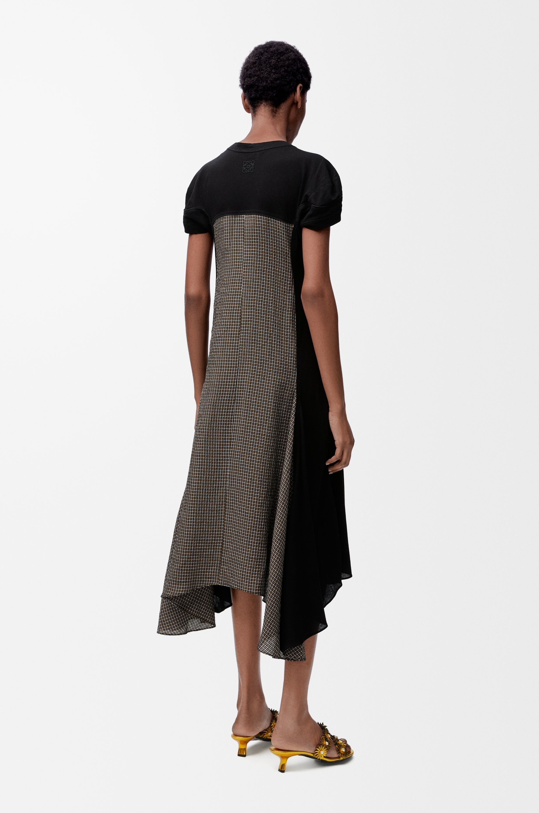 Dress in linen and viscose blend - 3