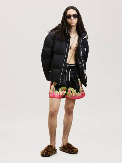 Palm Angels BURNING FIGHTER SHORTS outlook