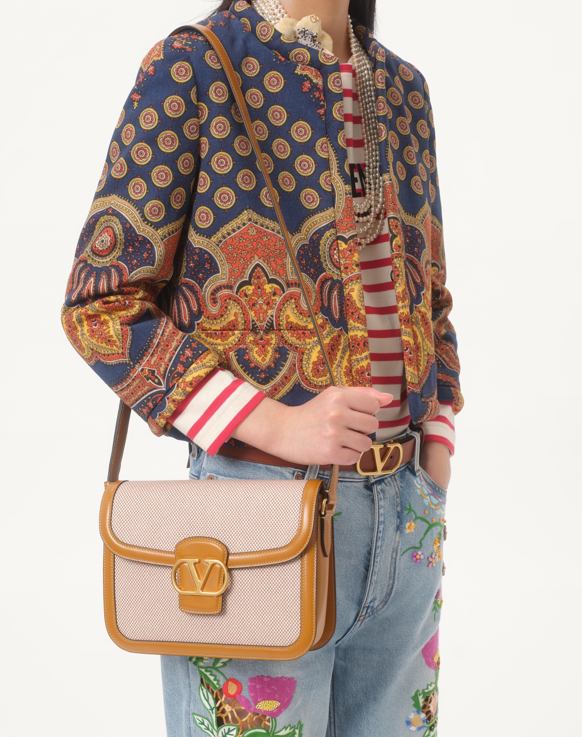 JACKET IN GABARDINE PAISLEY MEDAGLIONI VOYAGE IMAGINAIRE - 3