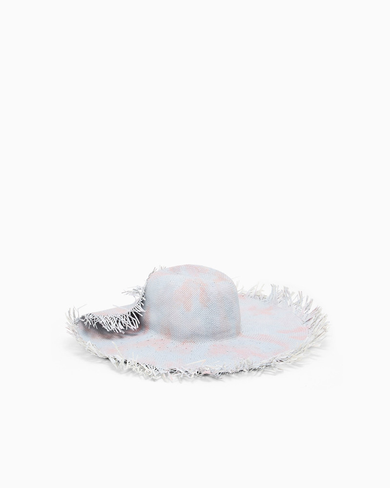 GIORGIO ARMANI PRINTED STRAW HAT outlook