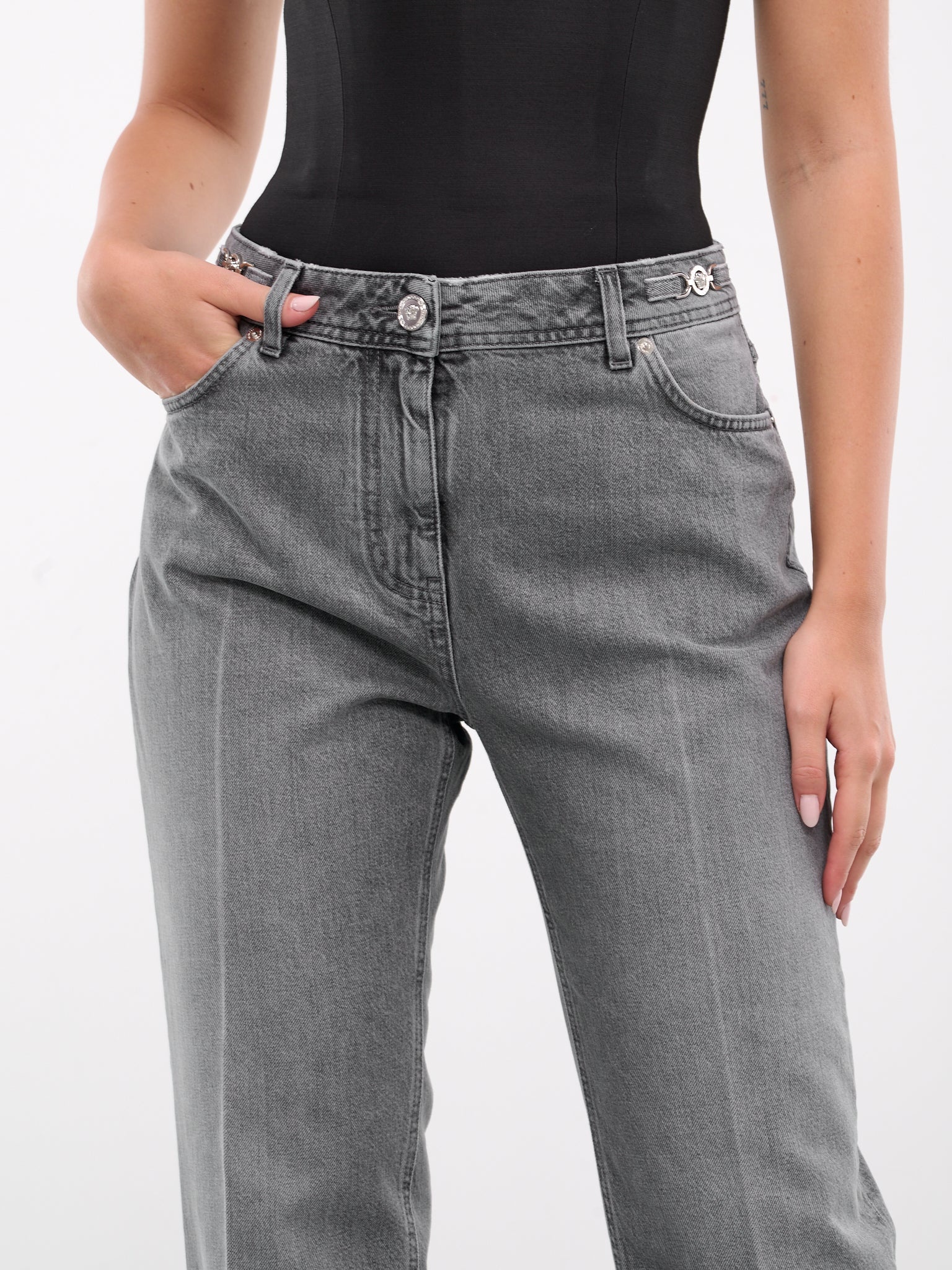 VERSACE Medusa '95 Boyfriend Jeans | hlorenzo | REVERSIBLE
