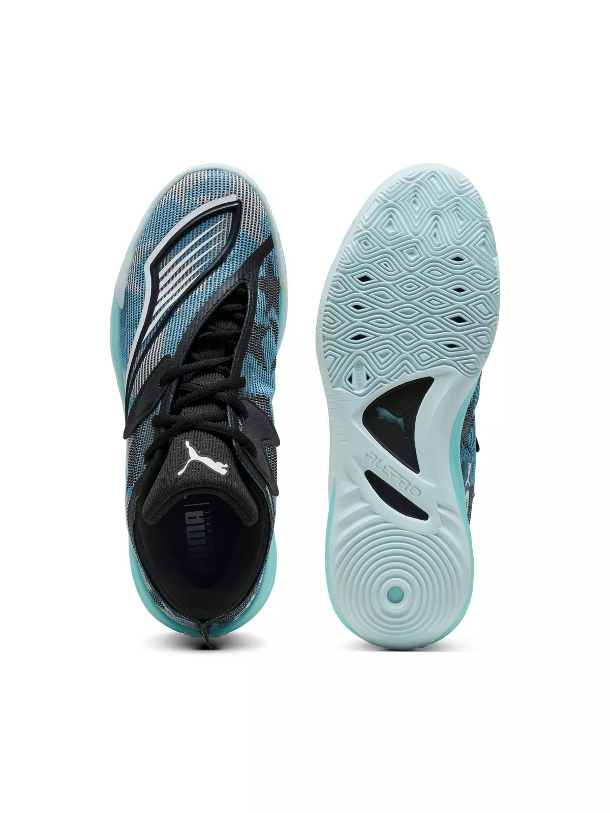 PUMA All-Pro NITRO 2 "Team Light Blue/PUMA White" Men's Basketball Shoe - 4