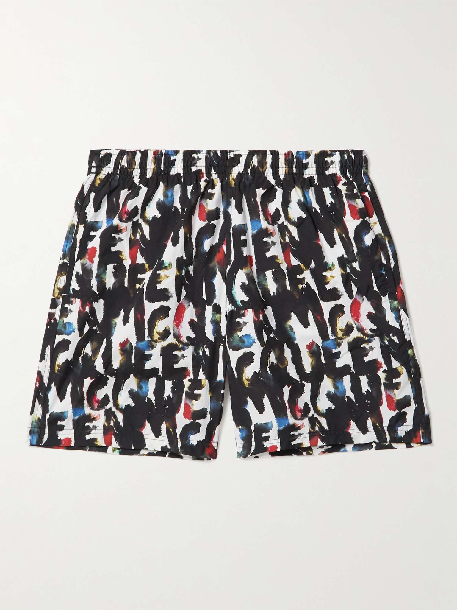 Fantasy Straight-Leg Long-Length Logo-Print Swim Shorts - 1