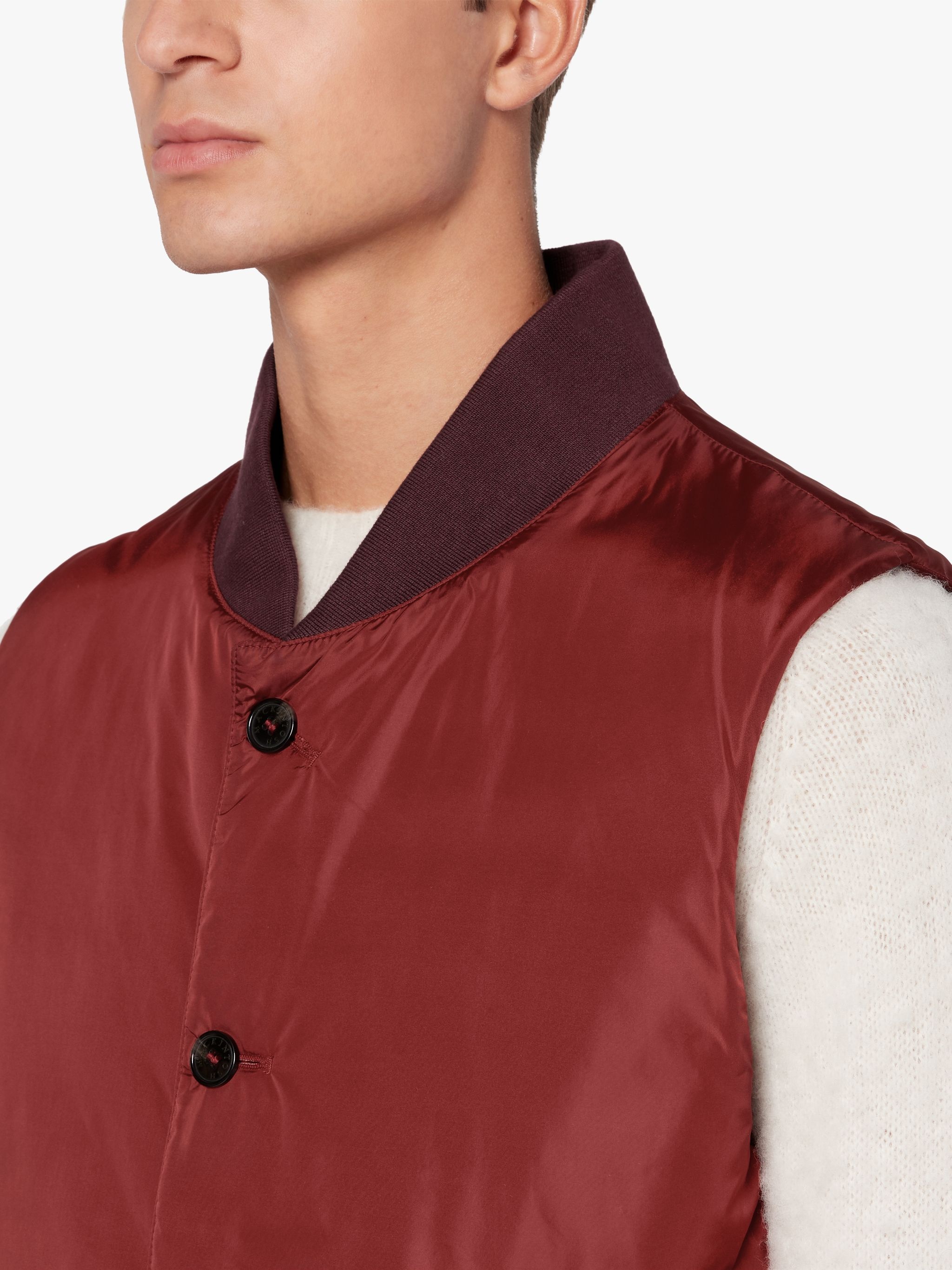 DUNDEE BRICK RED NYLON LINER VEST | QC-107 - 4