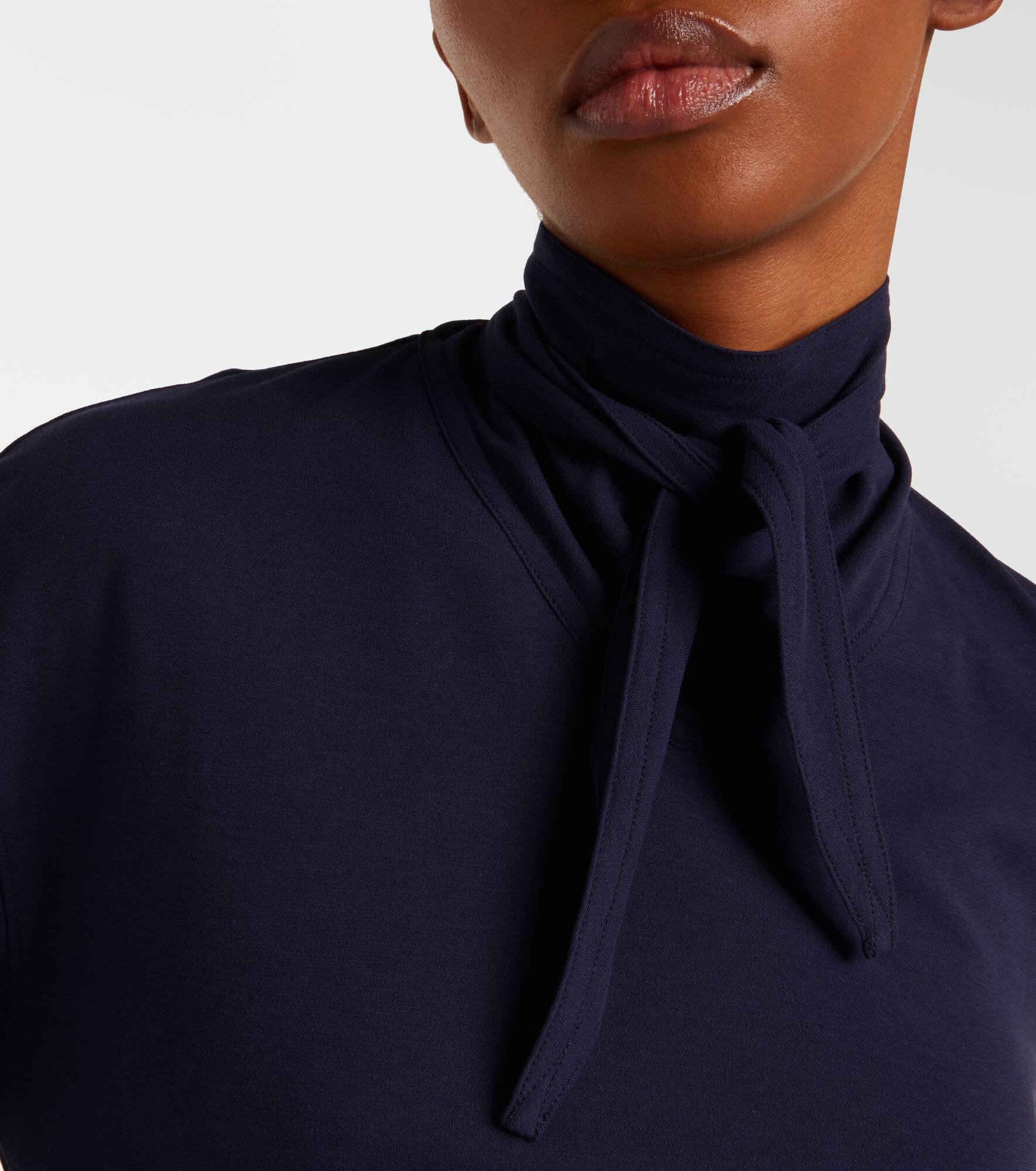 Tie-detail cotton top - 4