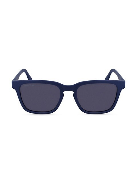 Color Block Sport-Inspired 53MM Rectangular Sunglasses - 1
