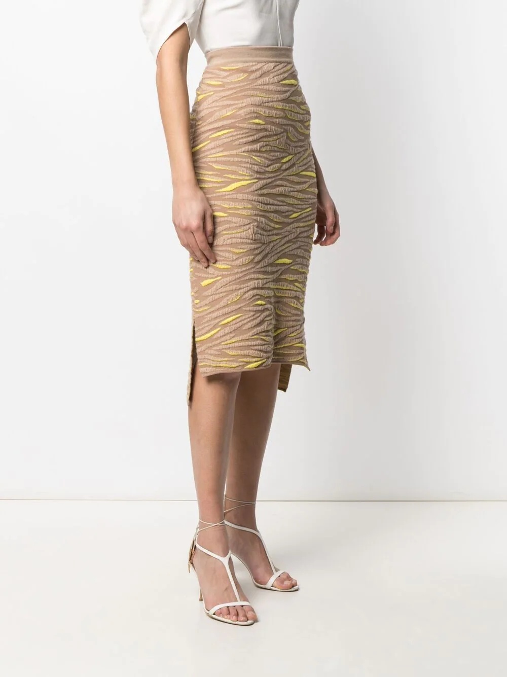 animal pattern knitted skirt - 3